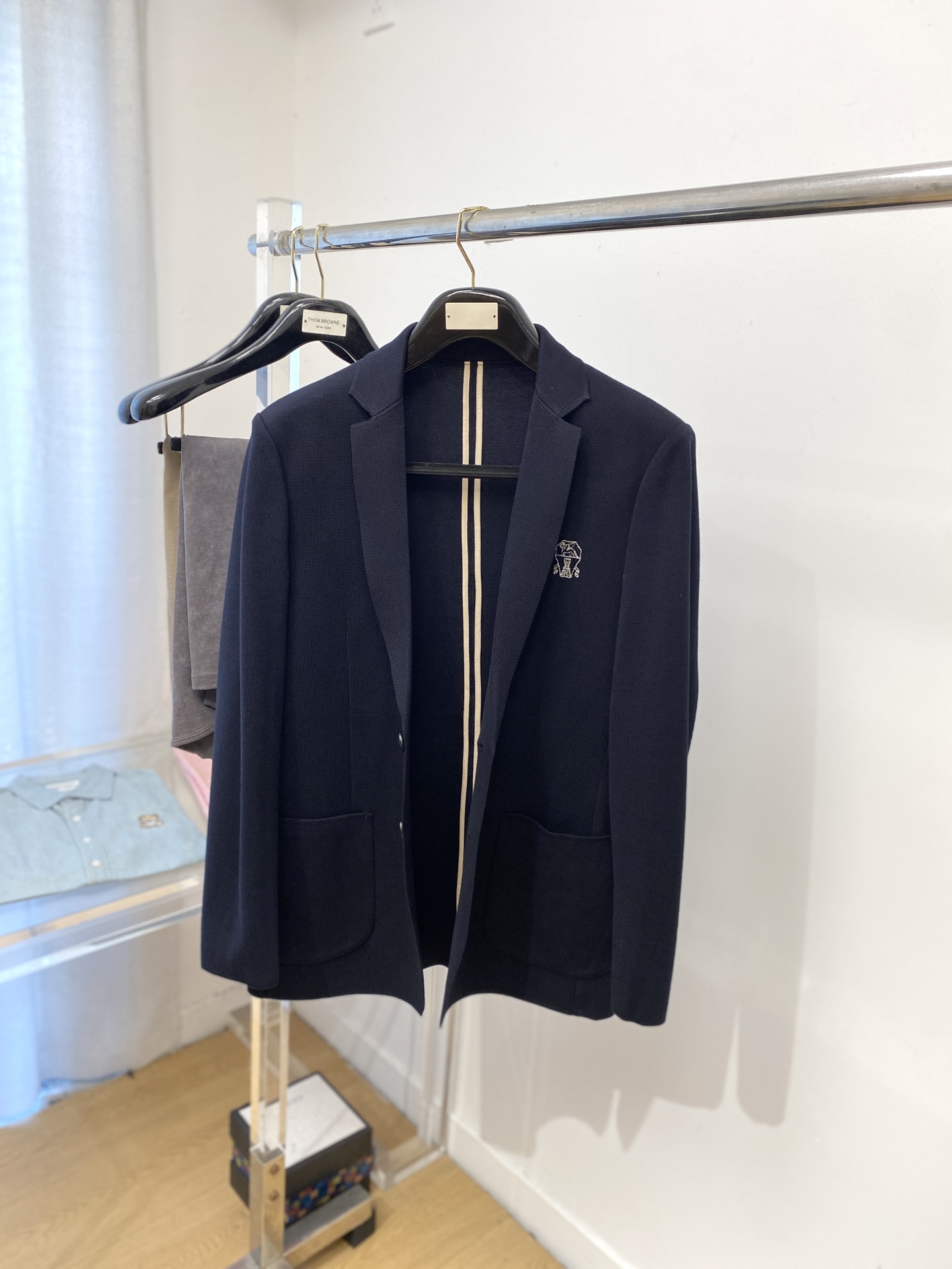 Brunello Cucinelli、2025新品西装外套，时尚帅气，简约百搭款，定制原版面料，不仅挺括