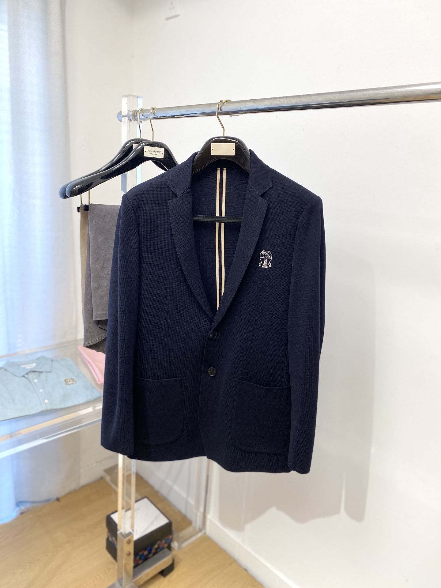 Brunello Cucinelli、2025新品西装外套，时尚帅气，简约百搭款，定制原版面料，不仅挺括
