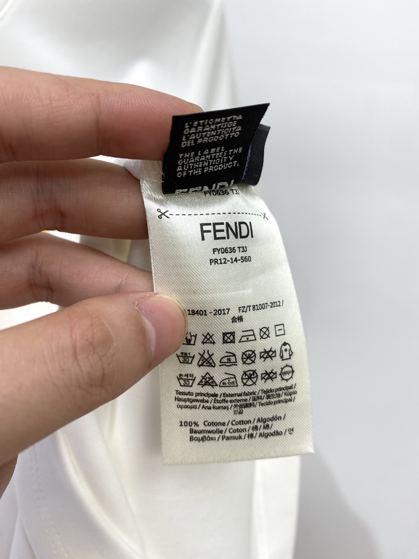 芬迪、2025最新款短袖T恤，帅气时尚，胸前顶级印花字母logo，简约百搭款。面料棉 不仅挺括，保持潮流