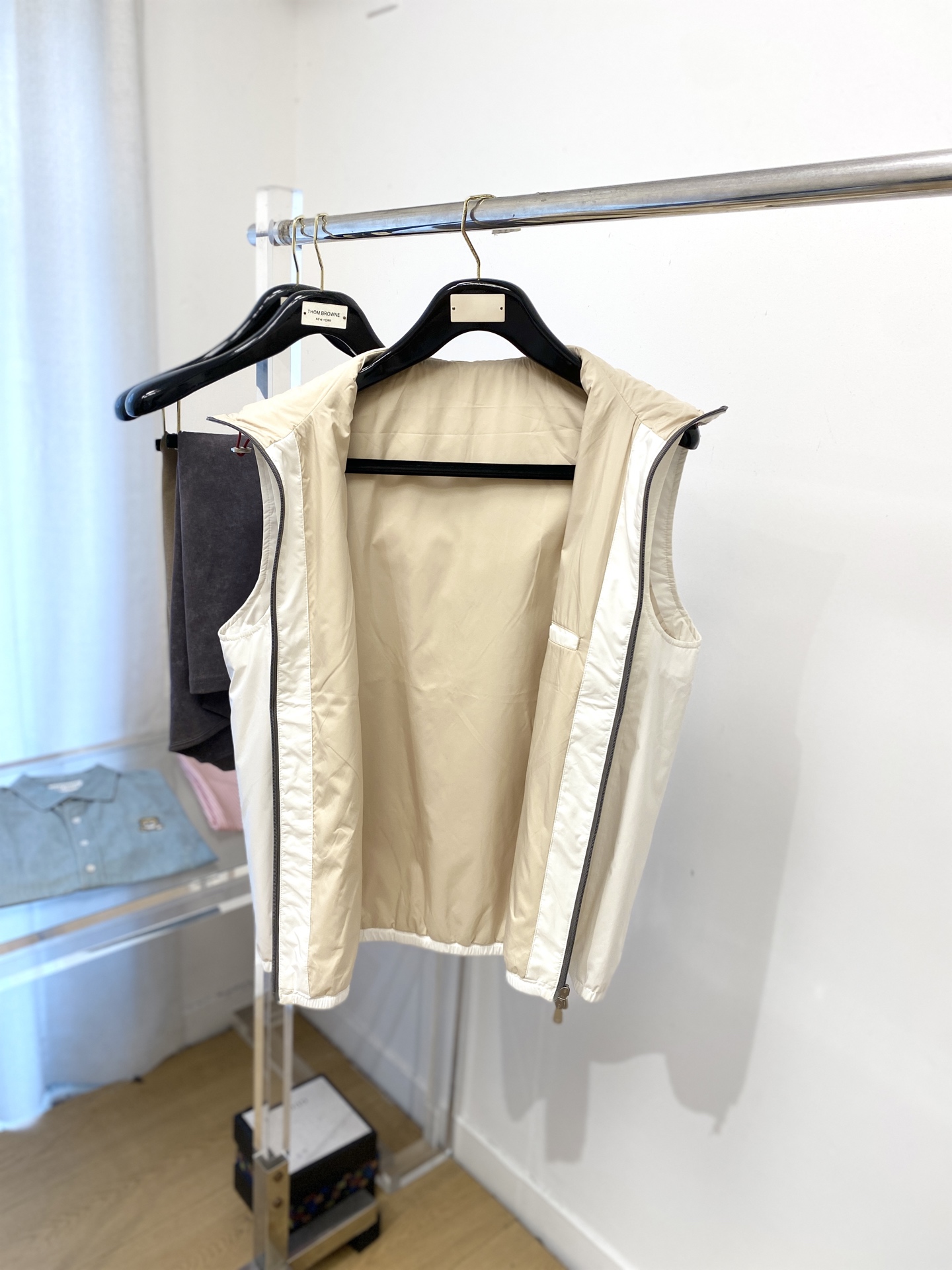 Brunello Cucinelli、2025新品夹克马甲外套，时尚帅气，简约百搭款，胸前精致刺绣图案l
