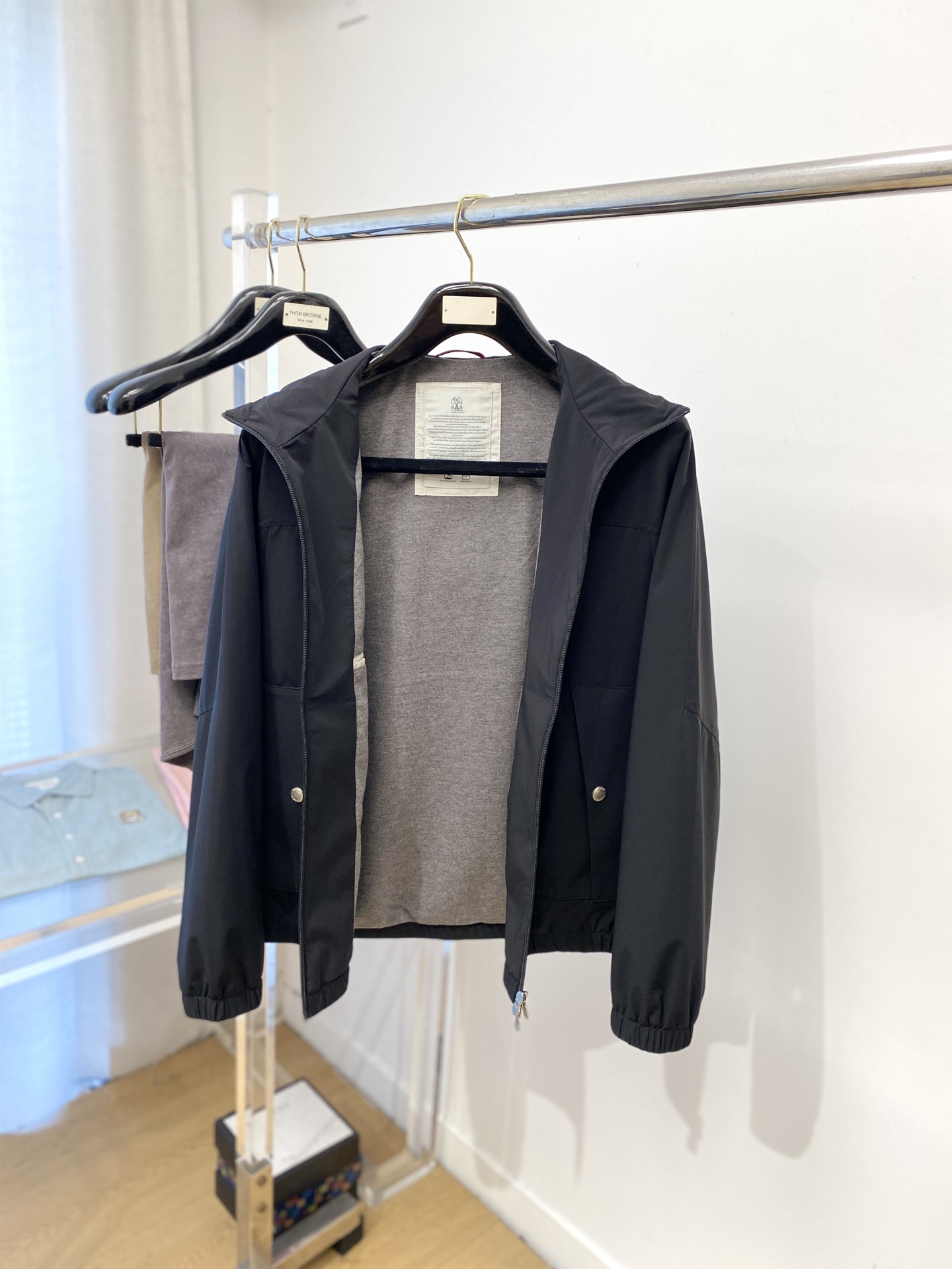 Brunello Cucinelli、2025新品夹克外套，时尚帅气，原版五金辅料logo，简约百搭款，