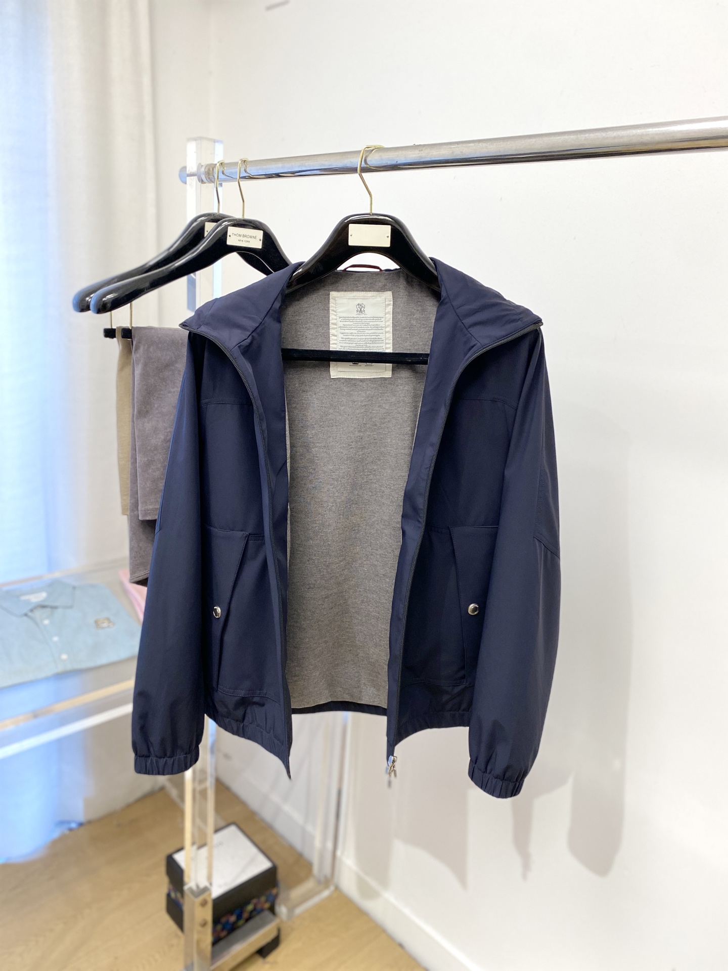 Brunello Cucinelli、2025新品夹克外套，时尚帅气，原版五金辅料logo，简约百搭款，