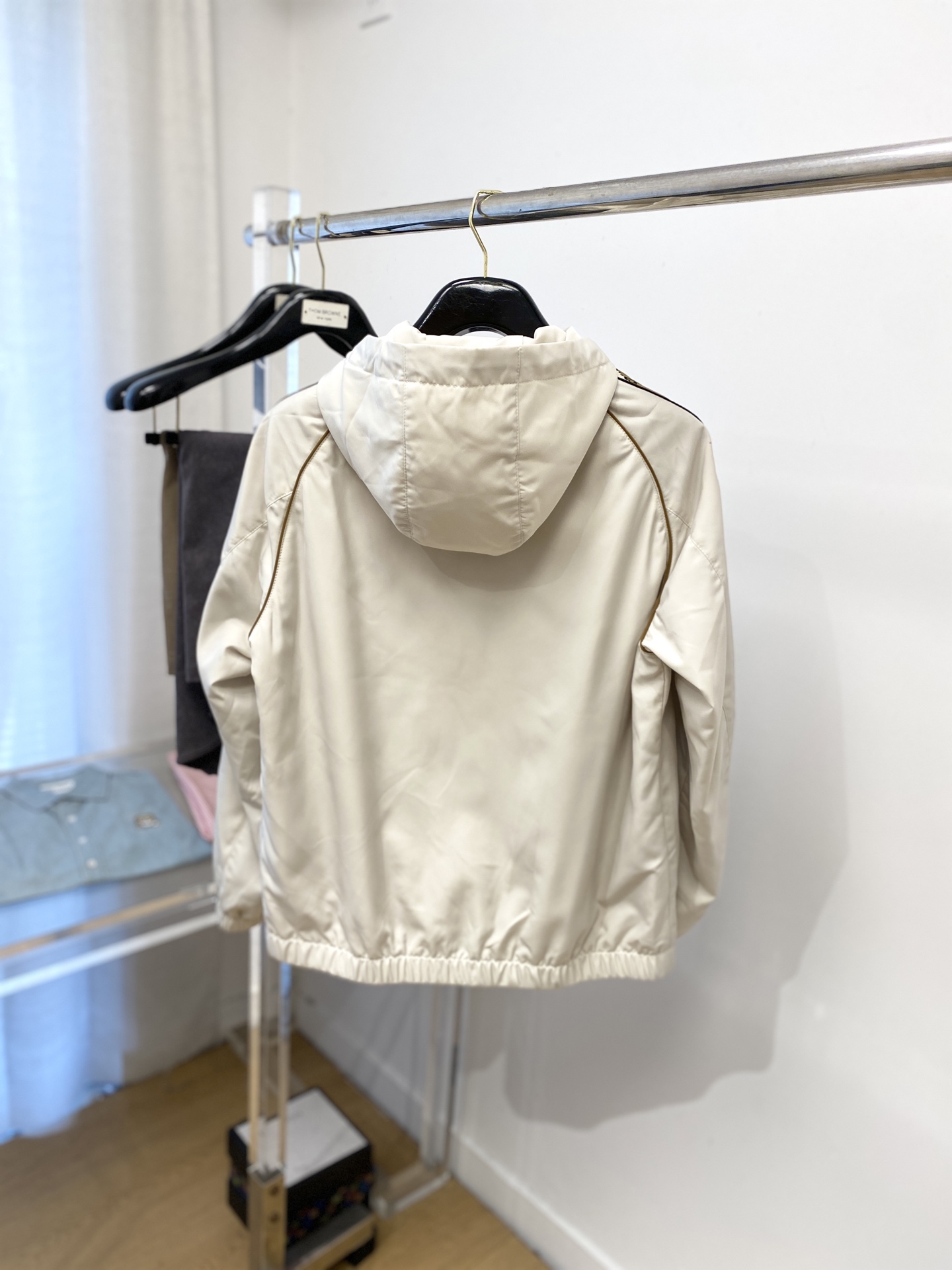 古奇、2025新品夹克外套，时尚帅气，简约百搭款，胸前精致刺绣字母logo，定制原版面料，不仅挺括，保持