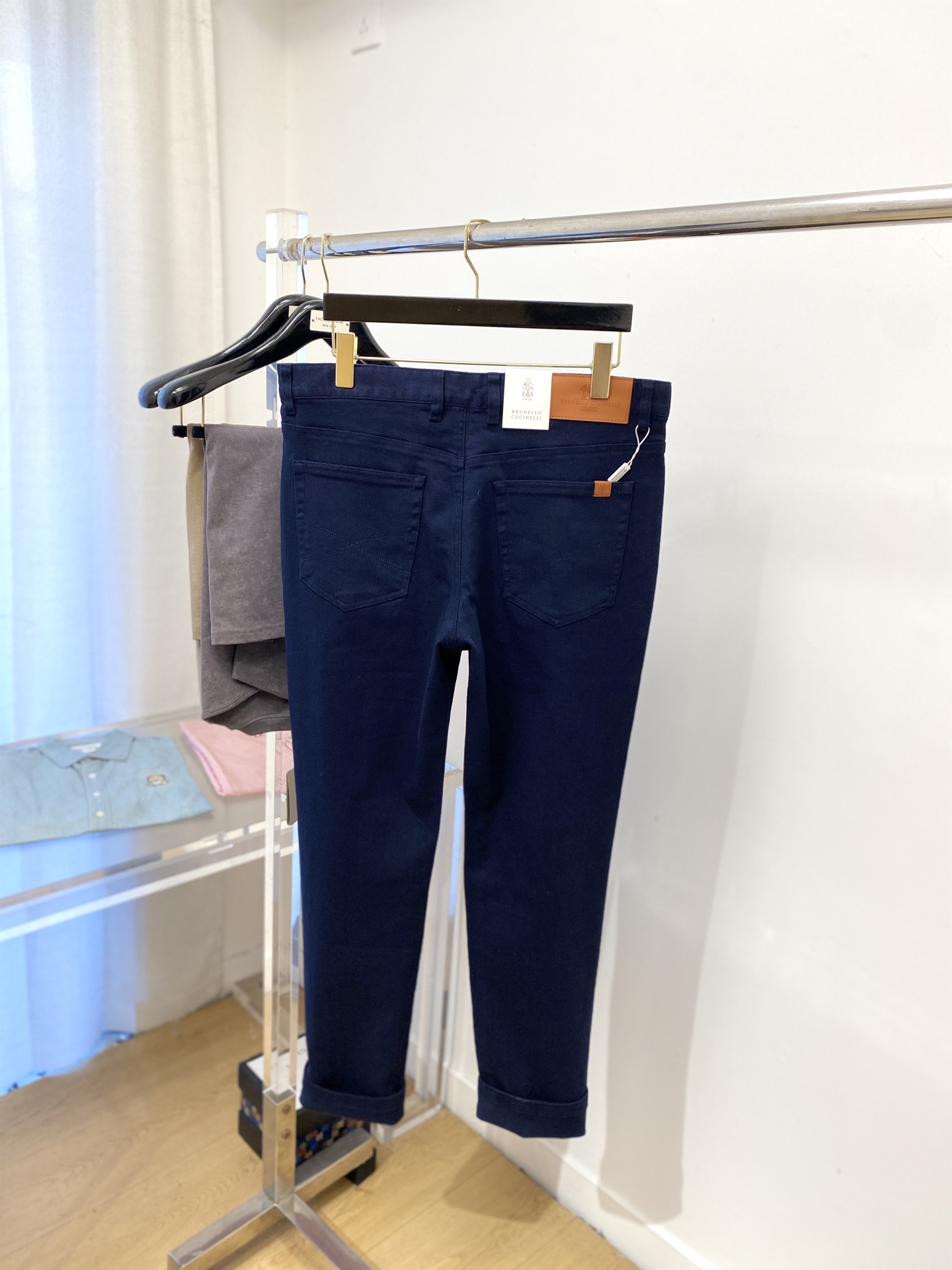 Brunello Cucinelli、 2025最新品，专柜同步有售，原单狠货，水洗休闲牛仔裤，进口原版