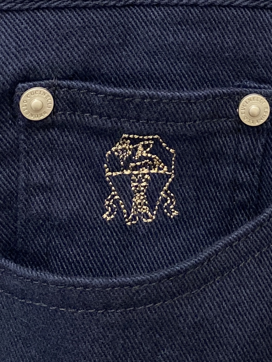 Brunello Cucinelli、 2025最新品，专柜同步有售，原单狠货，水洗休闲牛仔裤，进口原版