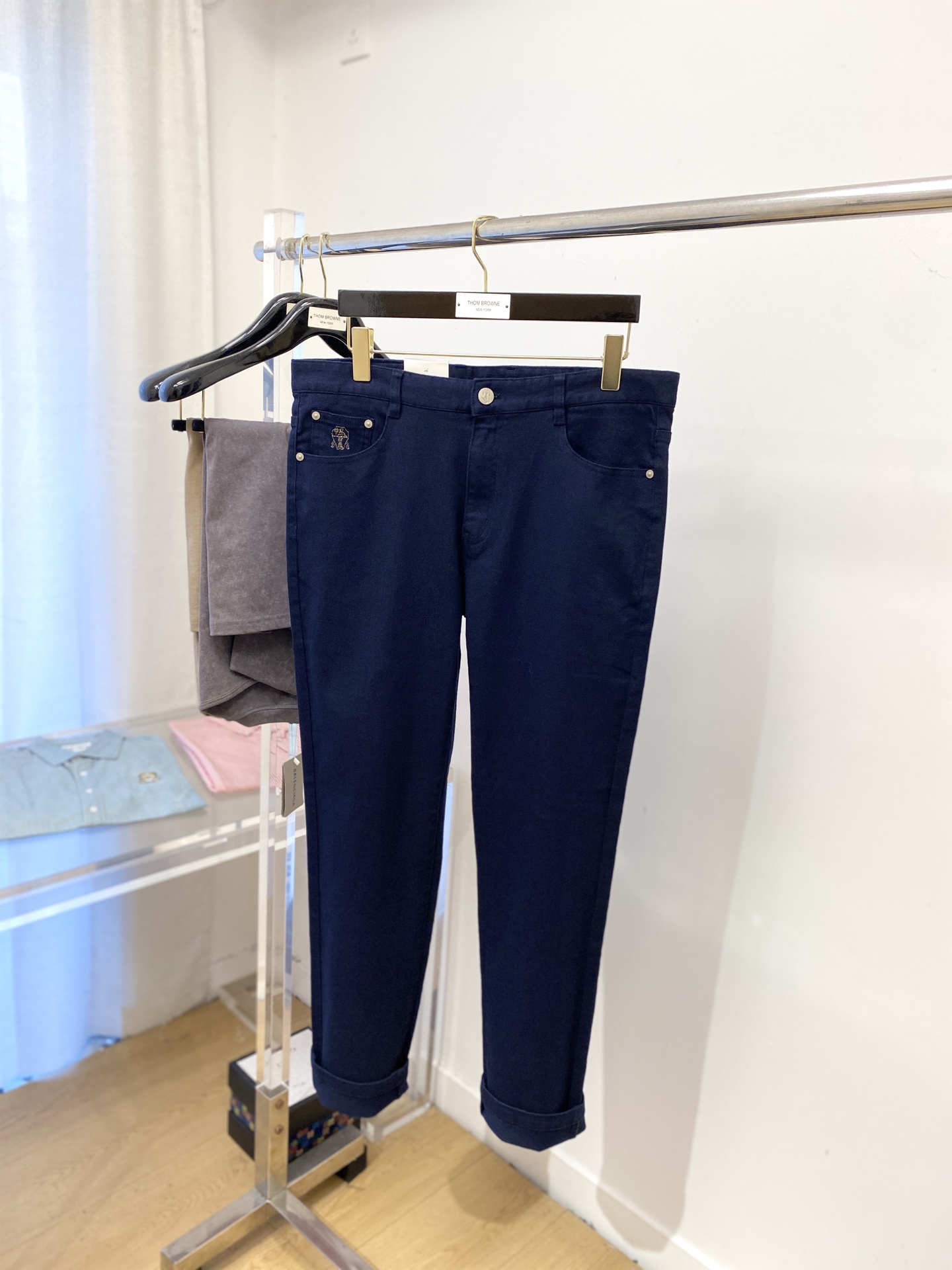 Brunello Cucinelli、 2025最新品，专柜同步有售，原单狠货，水洗休闲牛仔裤，进口原版