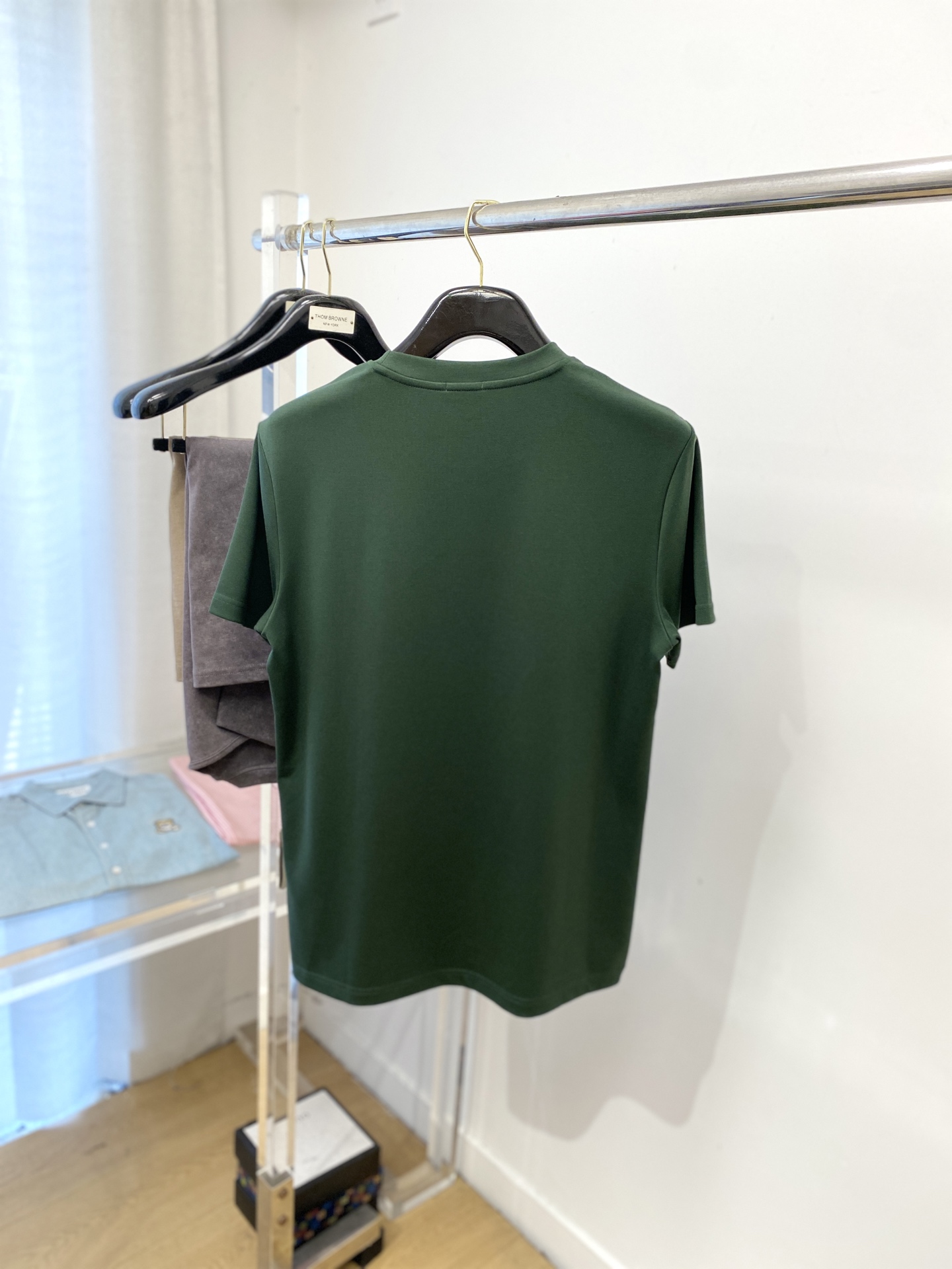 巴宝莉、2025最新款短袖T恤，帅气时尚，胸口顶级直喷工艺字母图案logo，简约百搭款。面料棉 不仅挺括