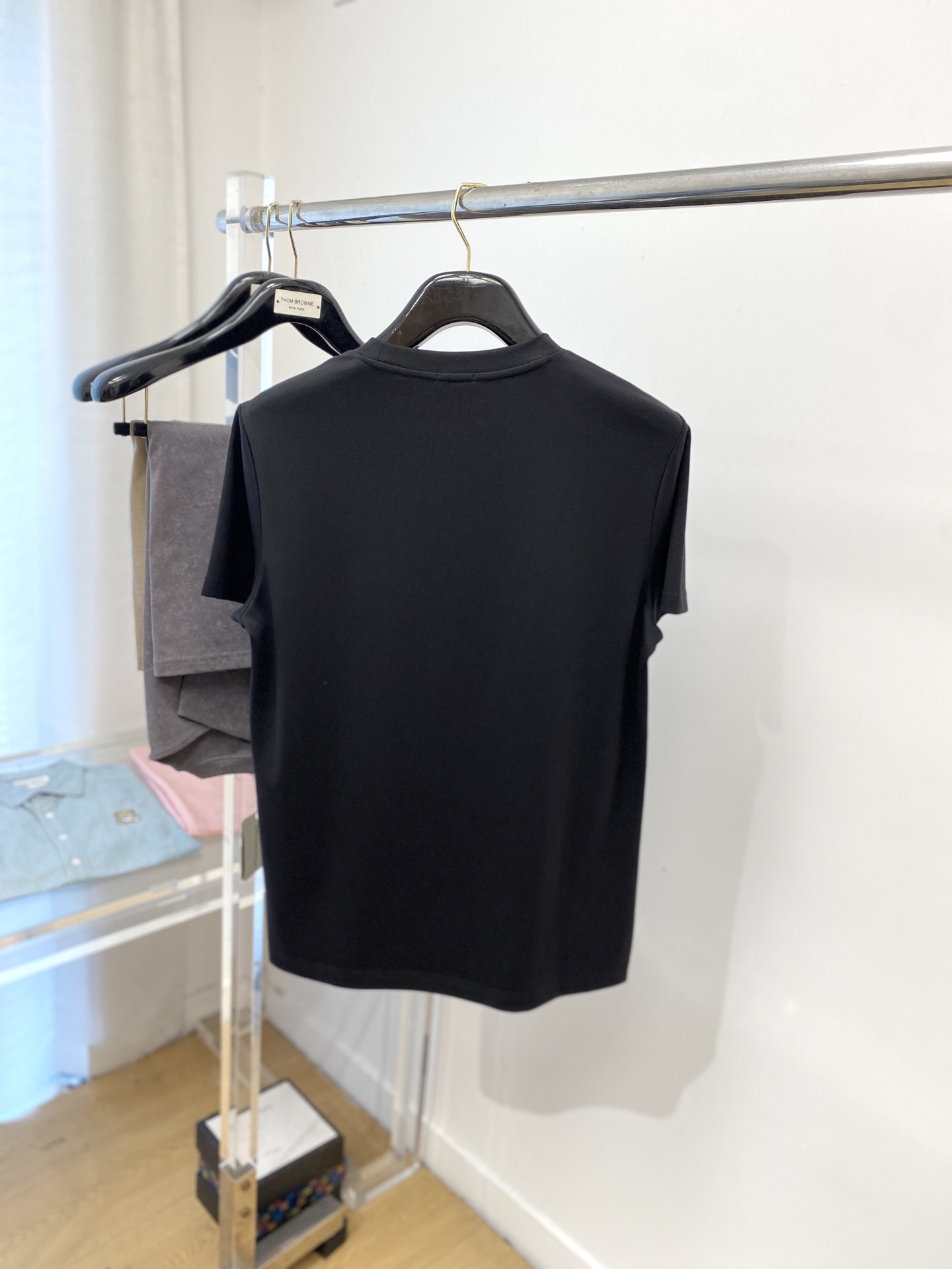 巴宝莉、2025最新款短袖T恤，帅气时尚，胸口顶级直喷工艺字母图案logo，简约百搭款。面料棉 不仅挺括