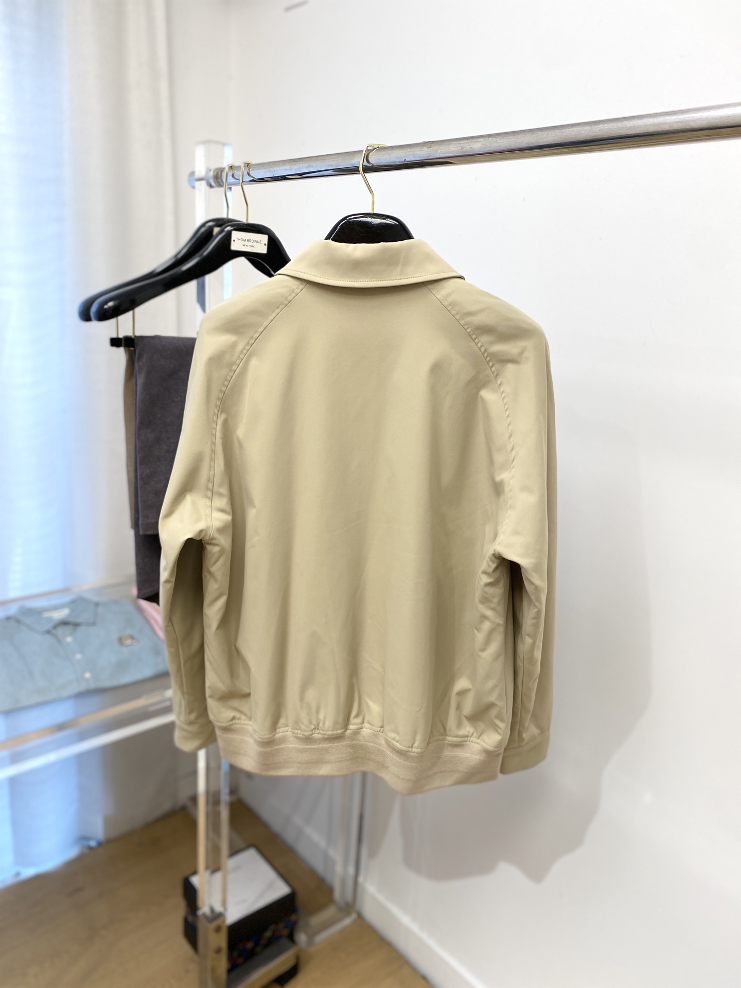 ￼巴宝莉、2025新品夹克外套，时尚帅气，胸前精致刺绣图案logo，简约百搭款，定制原版面料，不仅挺括，