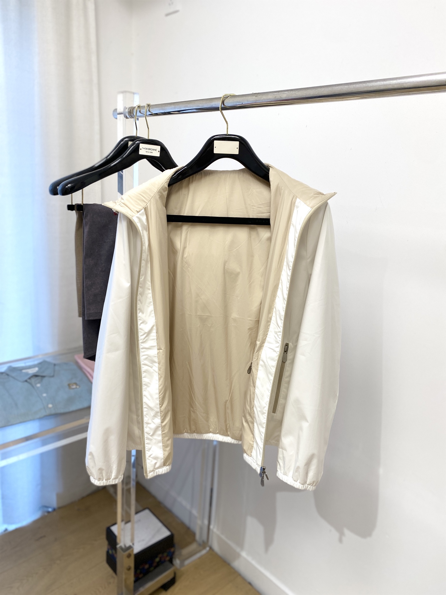 Brunello Cucinelli、2025新品夹克外套，时尚帅气，胸前精致刺绣图案logo，简约百搭