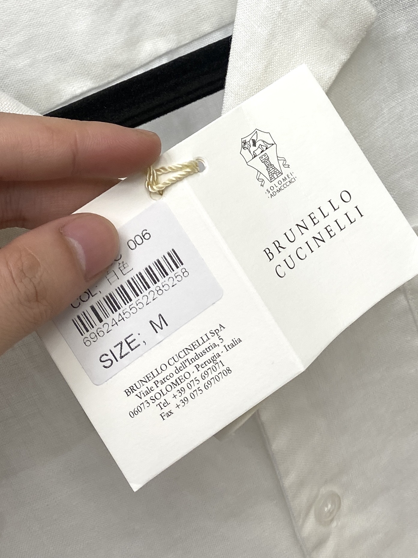 Brunello Cucinelli、2025新品衬衫，时尚帅气，简约百搭款，定制原版面料，不仅挺括，保