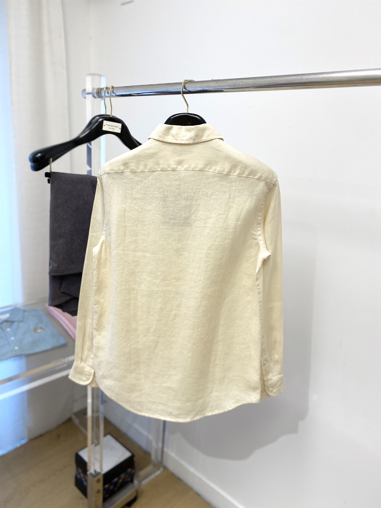 lP🆕、2025新品衬衫，时尚帅气，简约百搭款，定制原版面料，不仅挺括，保持潮流的廓形，又穿着舒适，纱织