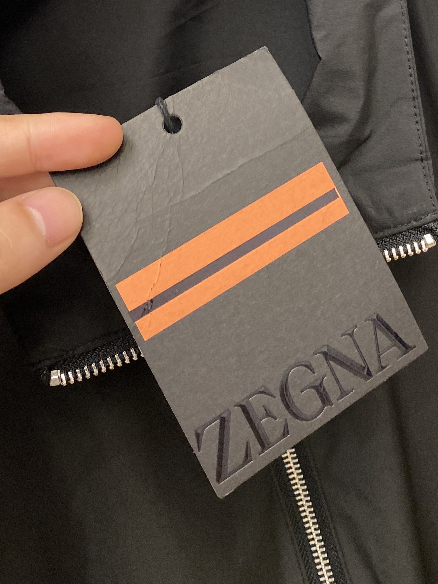 杰尼亚、2025新品夹克外套，时尚帅气，简约百搭款，胸前顶级印胶字母logo，定制原版面料，不仅挺括，保