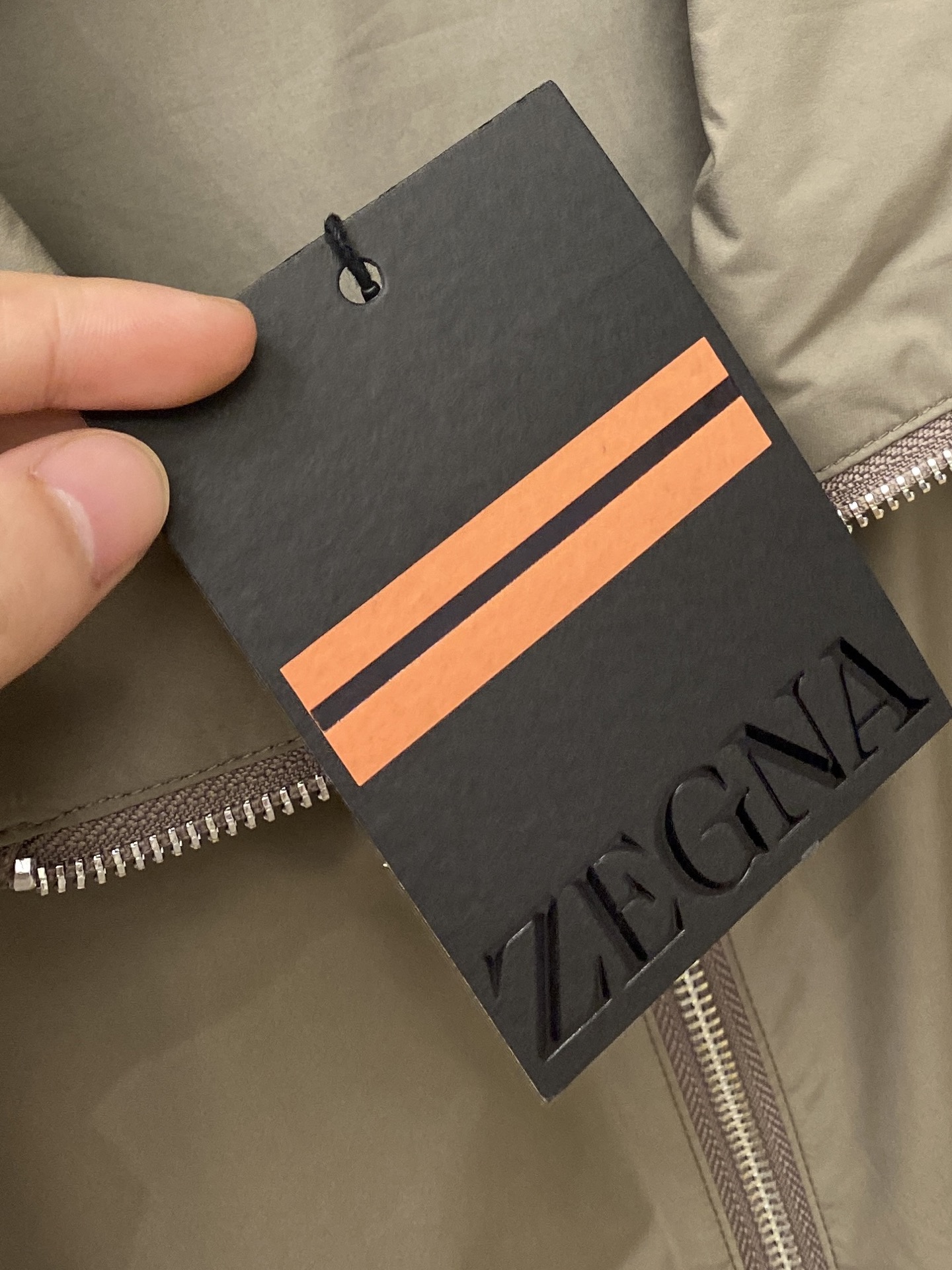 杰尼亚、2025新品夹克外套，时尚帅气，简约百搭款，胸前顶级印胶字母logo，定制原版面料，不仅挺括，保