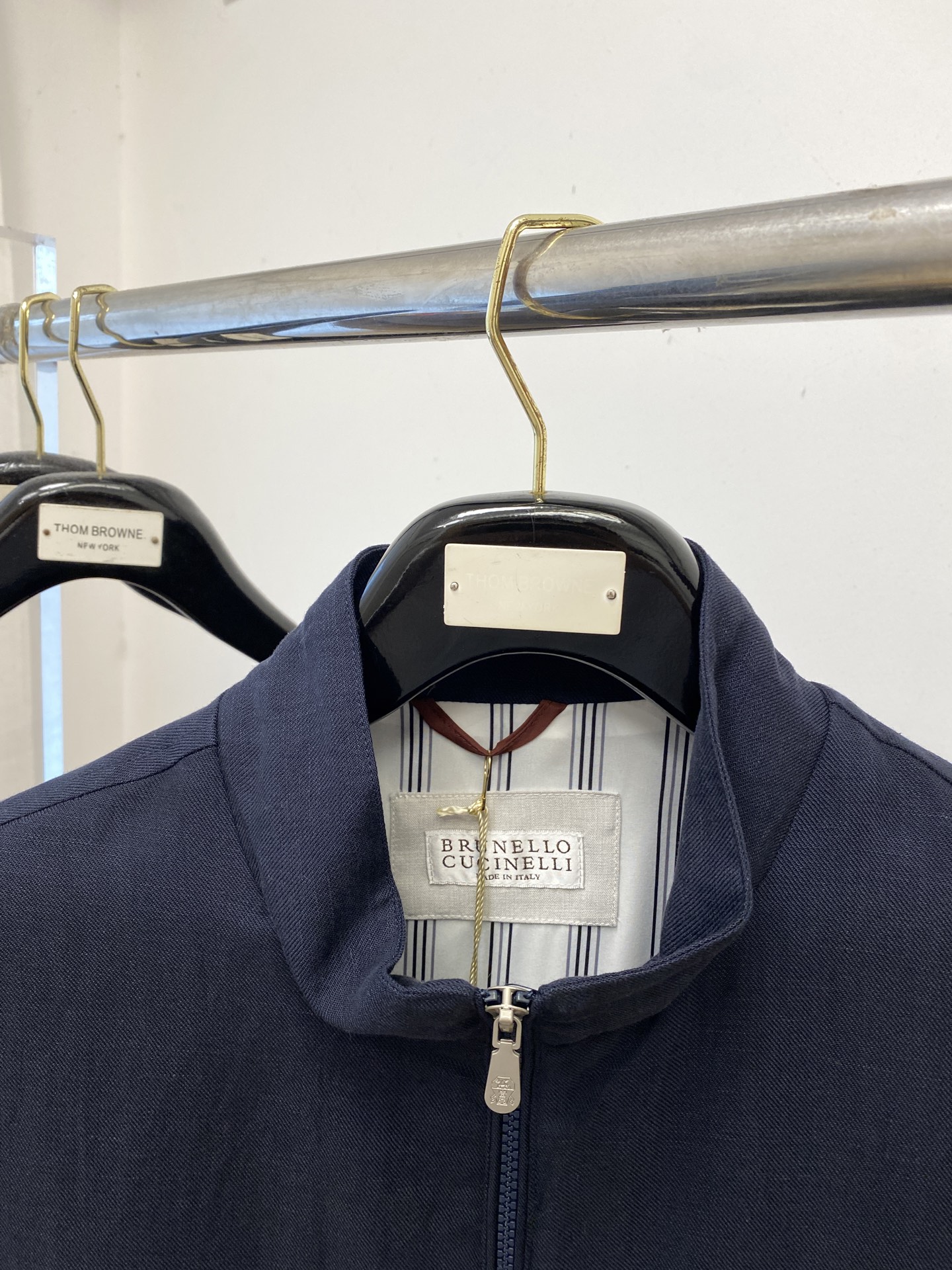 Brunello Cucinelli、2025新品夹克外套，时尚帅气，简约百搭款，原版五金辅料logo，