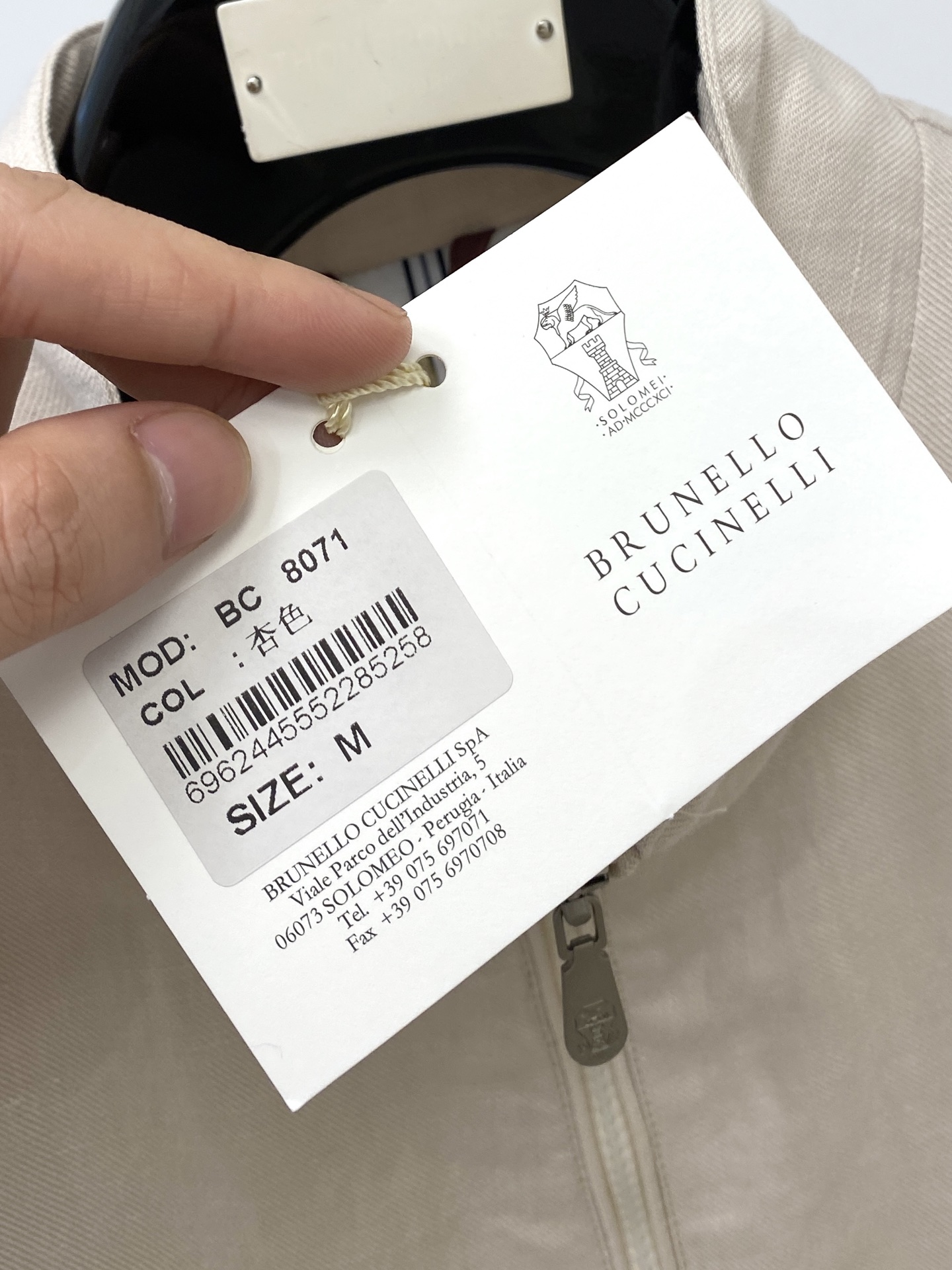 ￼ Brunello Cucinelli、2025新品夹克外套，时尚帅气，简约百搭款，原版五金辅料log