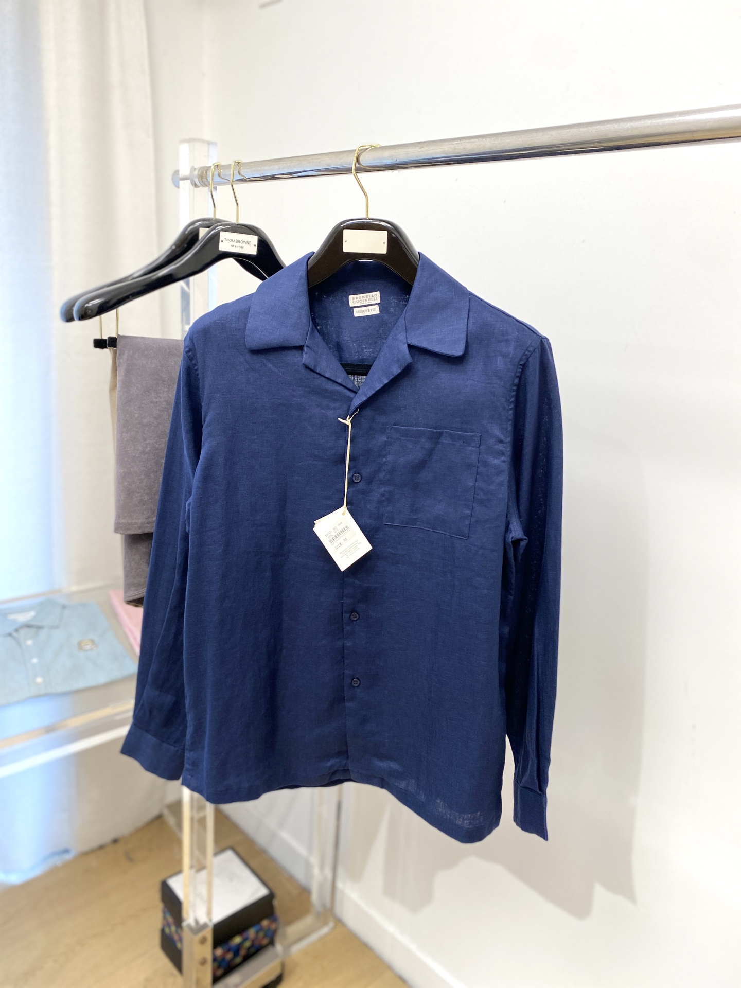 ￼ Brunello Cucinelli、2025新品衬衫，时尚帅气，简约百搭款，定制原版面料，不仅挺括