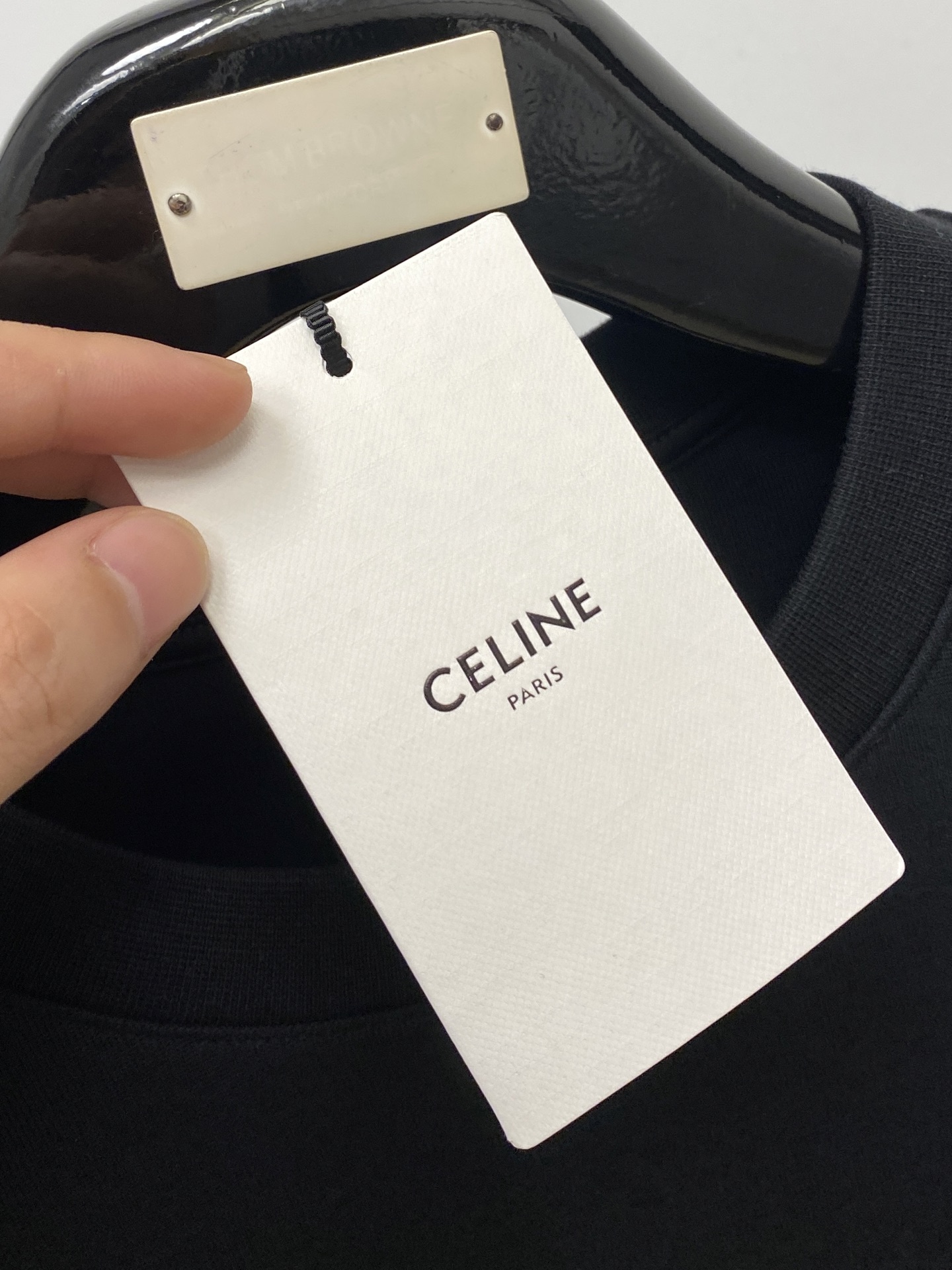 Celine 赛琳、2025新品卫衣，帅气时尚，胸前顶级印花字母logo，简约百搭款。面料棉 不仅挺括，