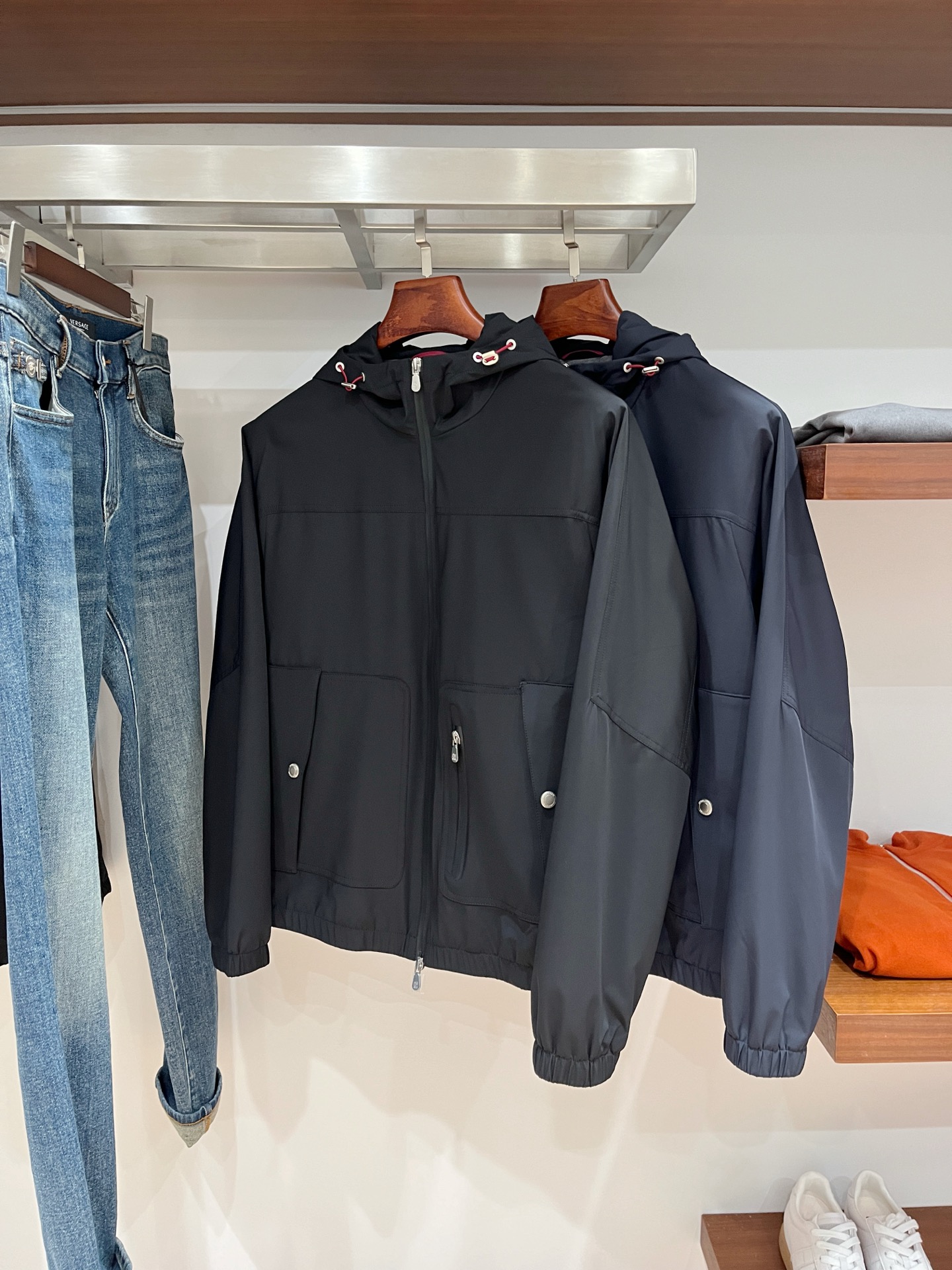 Brunello Cucinelli、2025新品夹克外套，时尚帅气，简约百搭款，原版五金辅料logo，
