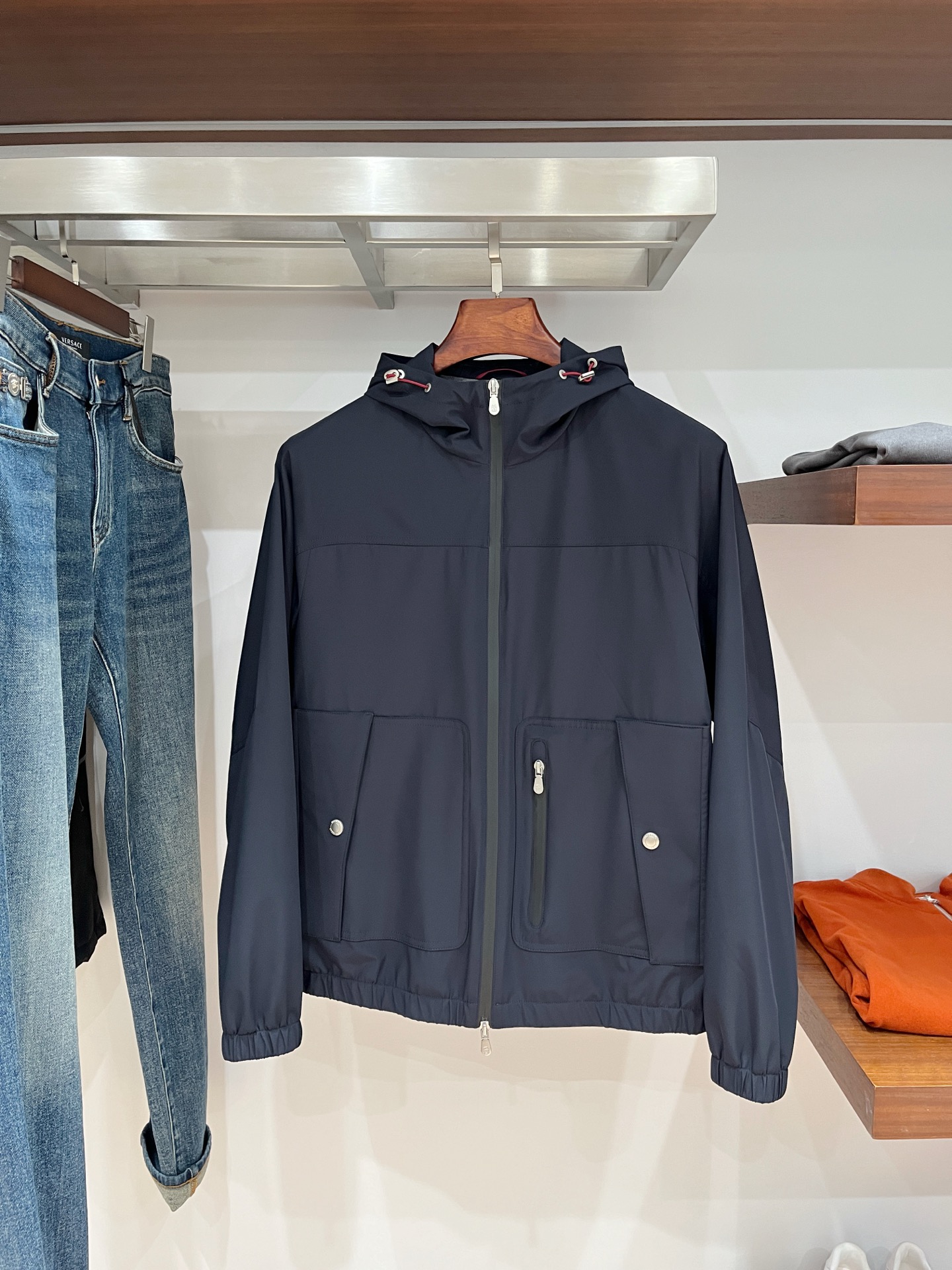 Brunello Cucinelli、2025新品夹克外套，时尚帅气，简约百搭款，原版五金辅料logo，