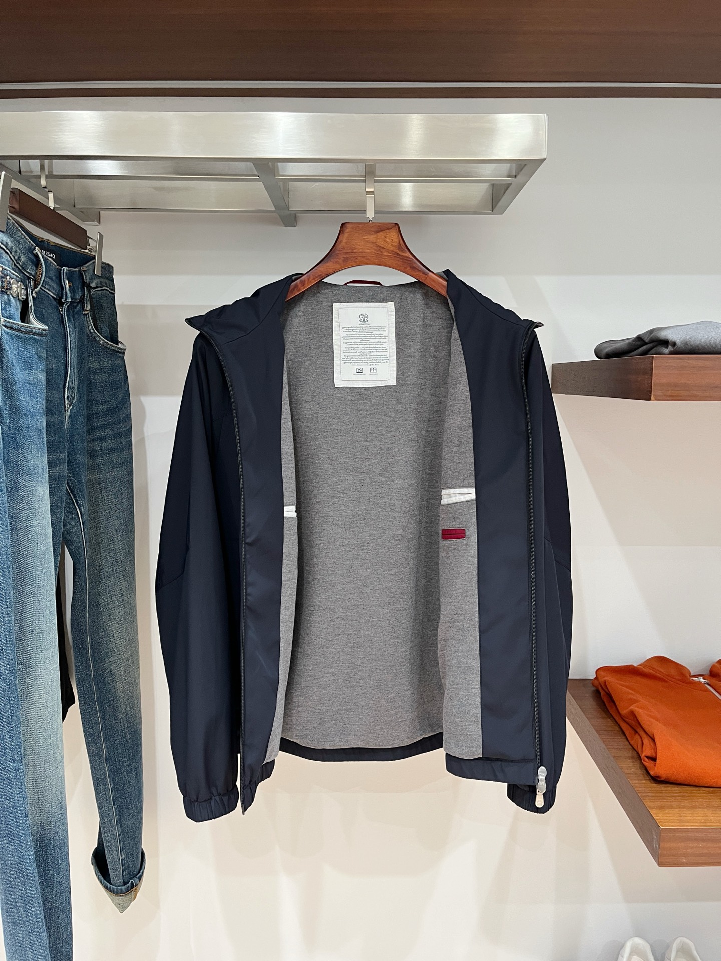 Brunello Cucinelli、2025新品夹克外套，时尚帅气，简约百搭款，原版五金辅料logo，