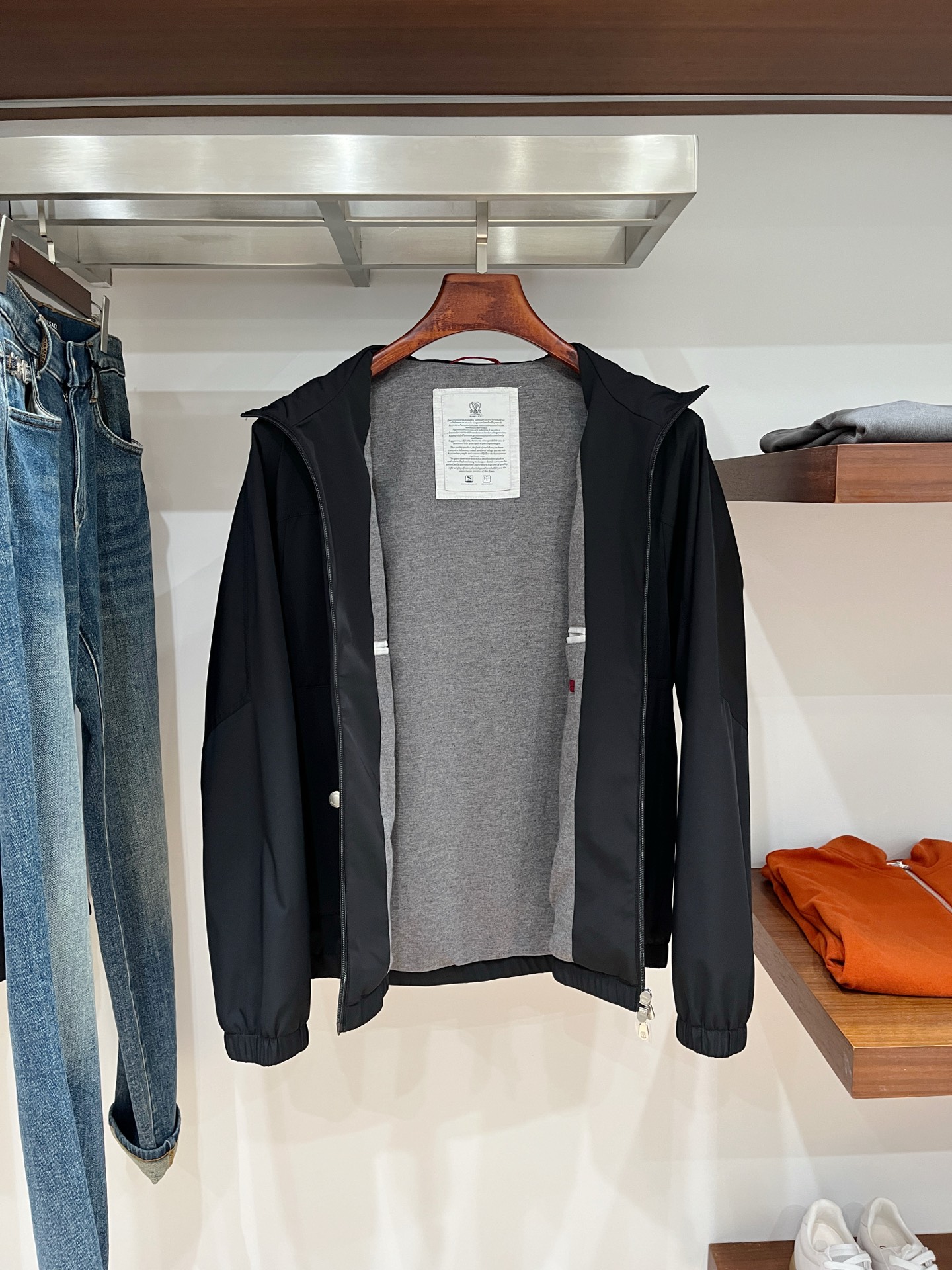 Brunello Cucinelli、2025新品夹克外套，时尚帅气，简约百搭款，原版五金辅料logo，
