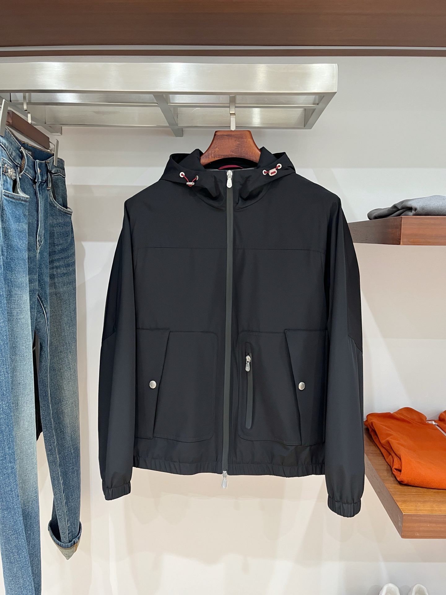 Brunello Cucinelli、2025新品夹克外套，时尚帅气，简约百搭款，原版五金辅料logo，