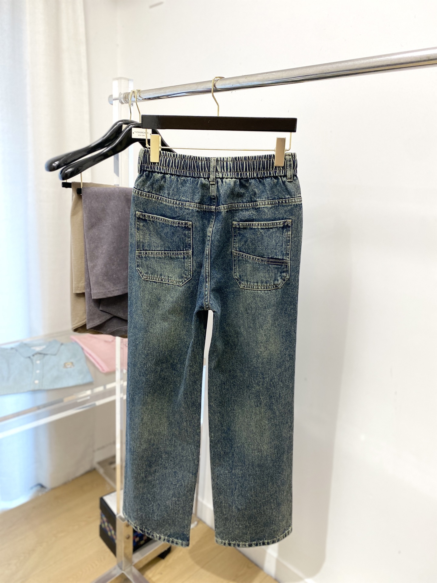 古奇、 2025最新品，专柜同步有售，原单狠货，水洗休闲潮牌牛仔裤，进口原版水洗弹力面料，舒适有弹性，原