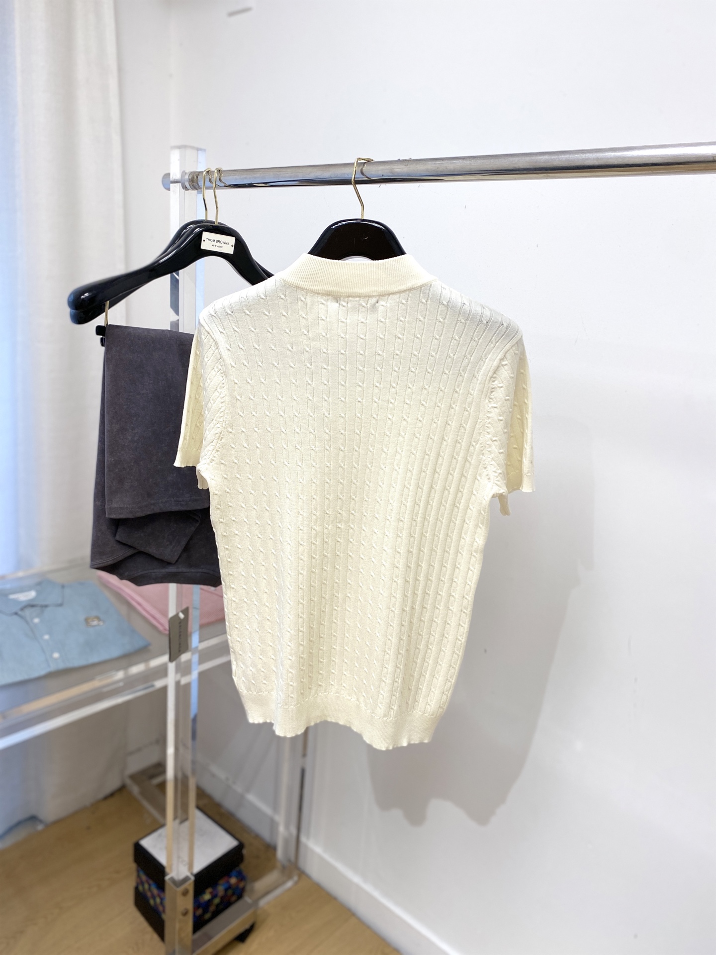 POLO、2025最新款针织短袖T恤，帅气时尚，胸前精致刺绣图案logo，简约百搭款。面料棉 不仅挺括，