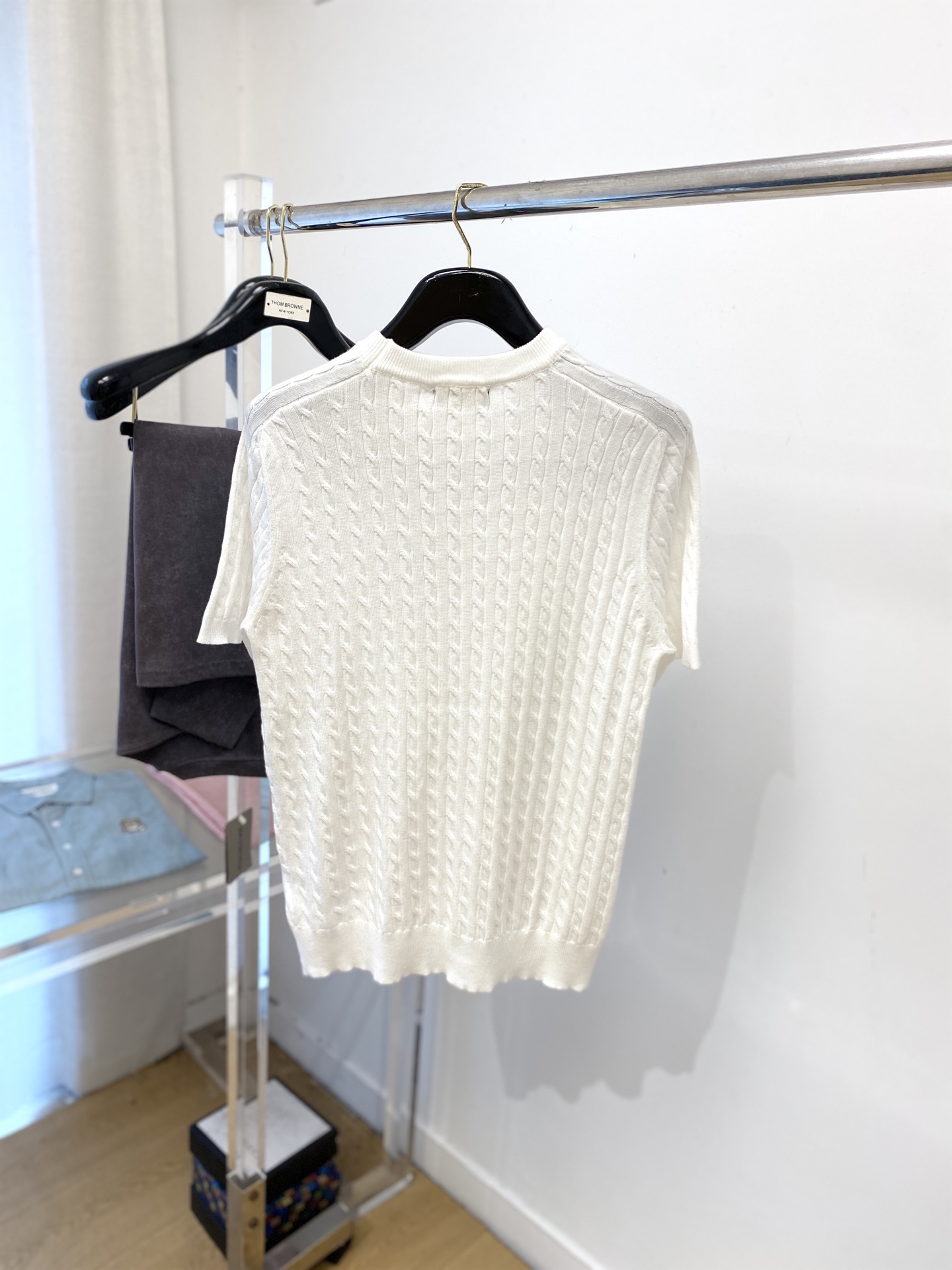 POLO、2025最新款针织短袖T恤，帅气时尚，胸前精致刺绣图案logo，简约百搭款。面料棉 不仅挺括，