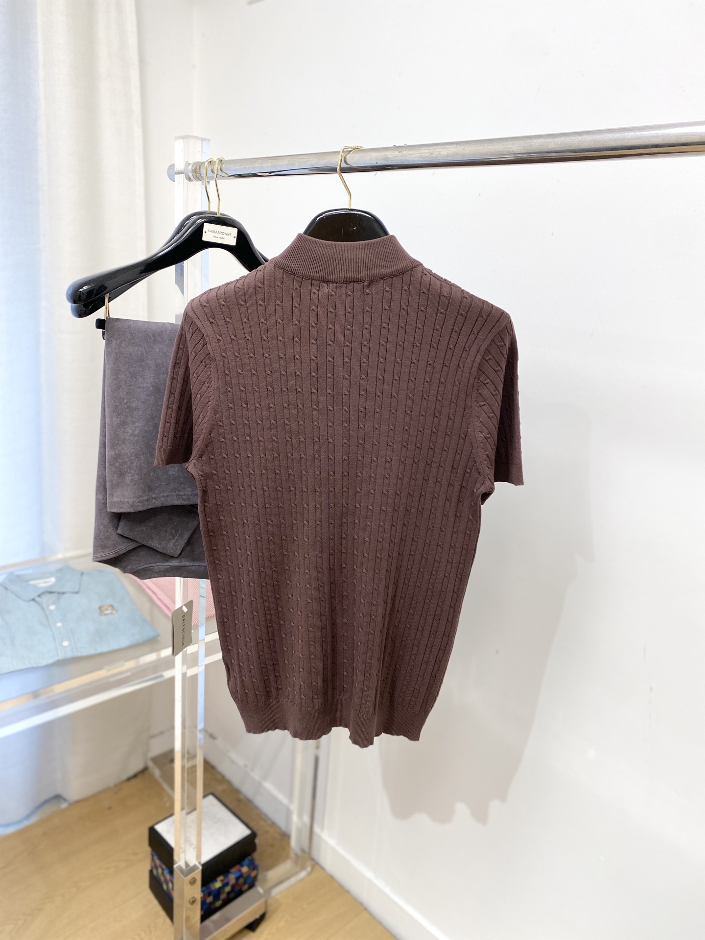 POLO、2025最新款针织短袖T恤，帅气时尚，胸前精致刺绣图案logo，简约百搭款。面料棉 不仅挺括，