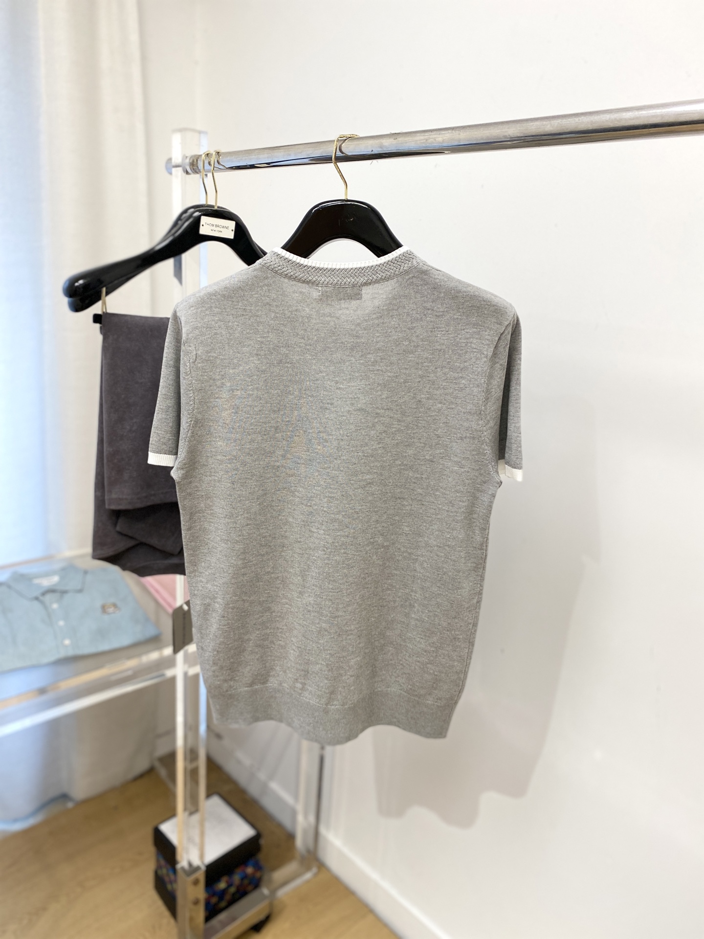 POLO、2025最新款针织短袖T恤，帅气时尚，胸前精致刺绣图案logo，简约百搭款。面料棉 不仅挺括，