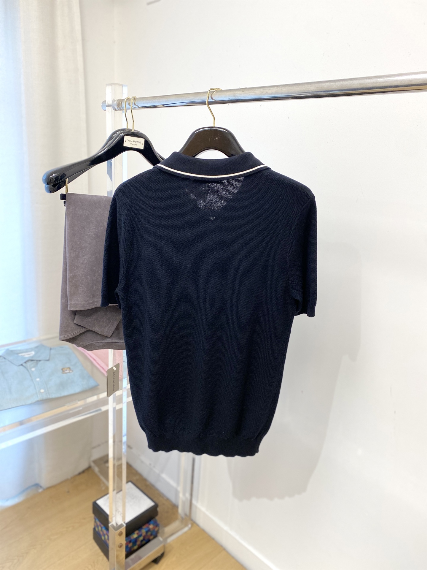 POLO、2025最新款针织短袖T恤，帅气时尚，胸前精致刺绣图案logo，简约百搭款。面料棉 不仅挺括，