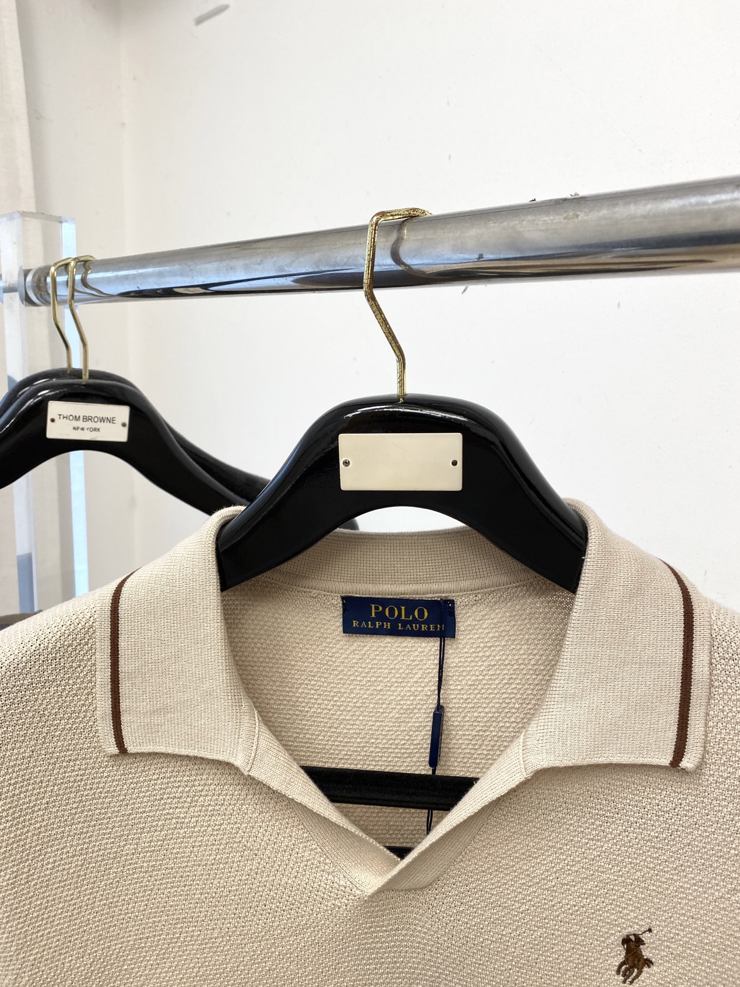 POLO、2025最新款针织短袖T恤，帅气时尚，胸前精致刺绣图案logo，简约百搭款。面料棉 不仅挺括，