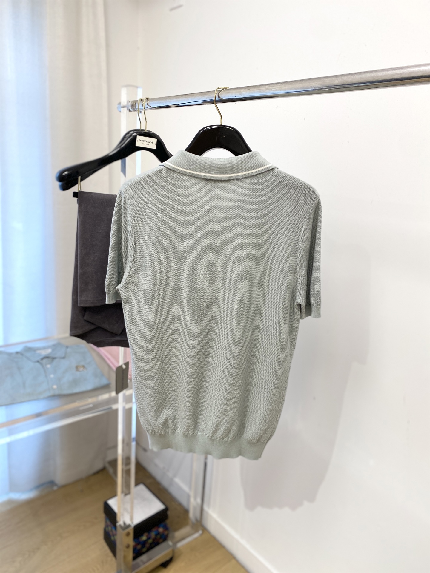 POLO、2025最新款针织短袖T恤，帅气时尚，胸前精致刺绣图案logo，简约百搭款。面料棉 不仅挺括，