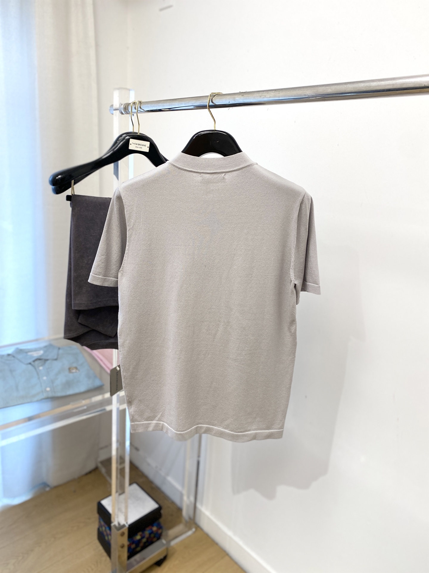 POLO、2025最新款针织短袖T恤，帅气时尚，胸前精致刺绣图案logo，简约百搭款。面料棉 不仅挺括，