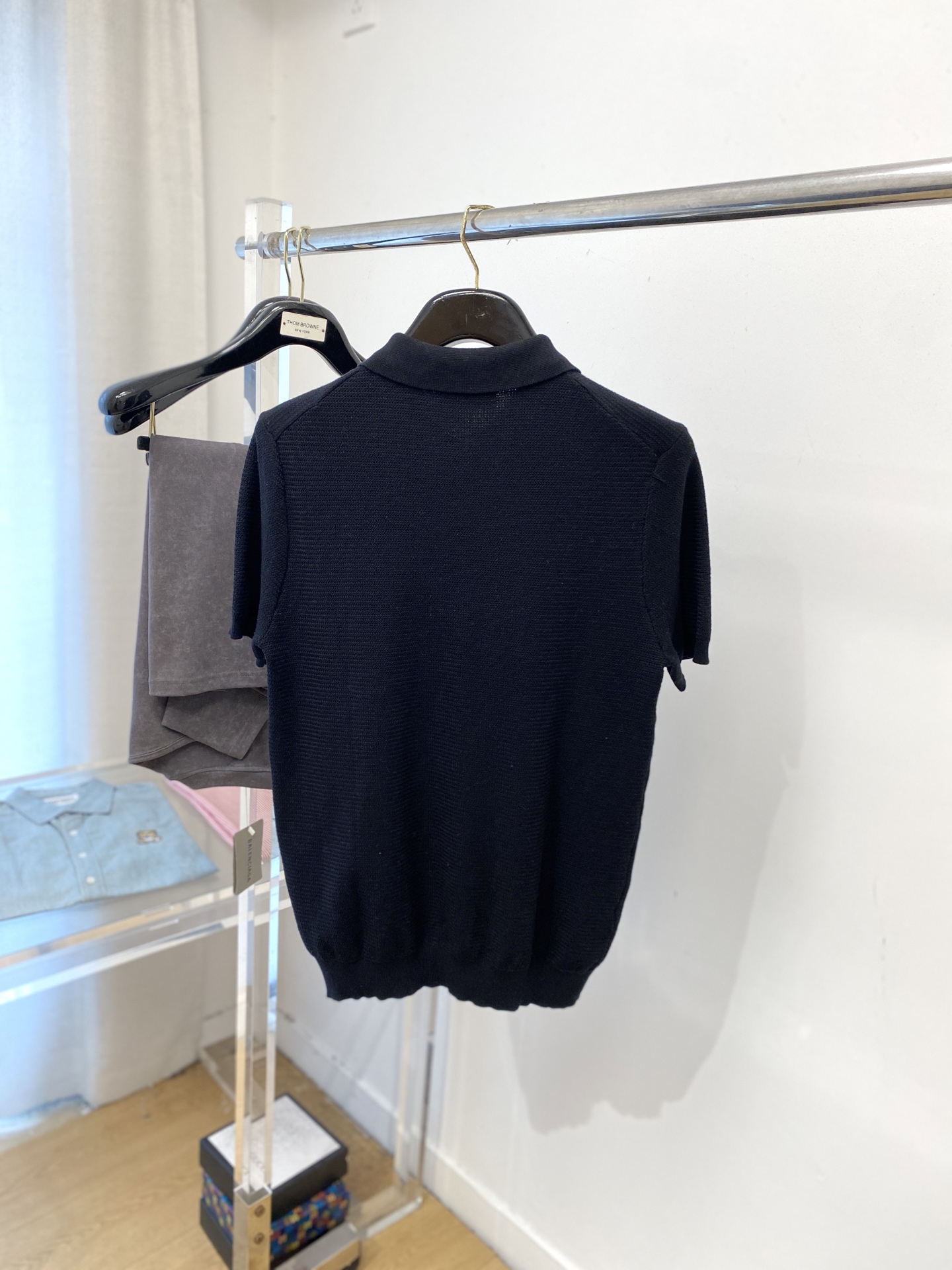 POLO、2025最新款针织短袖T恤，帅气时尚，胸前精致刺绣图案logo，简约百搭款。面料棉 不仅挺括，