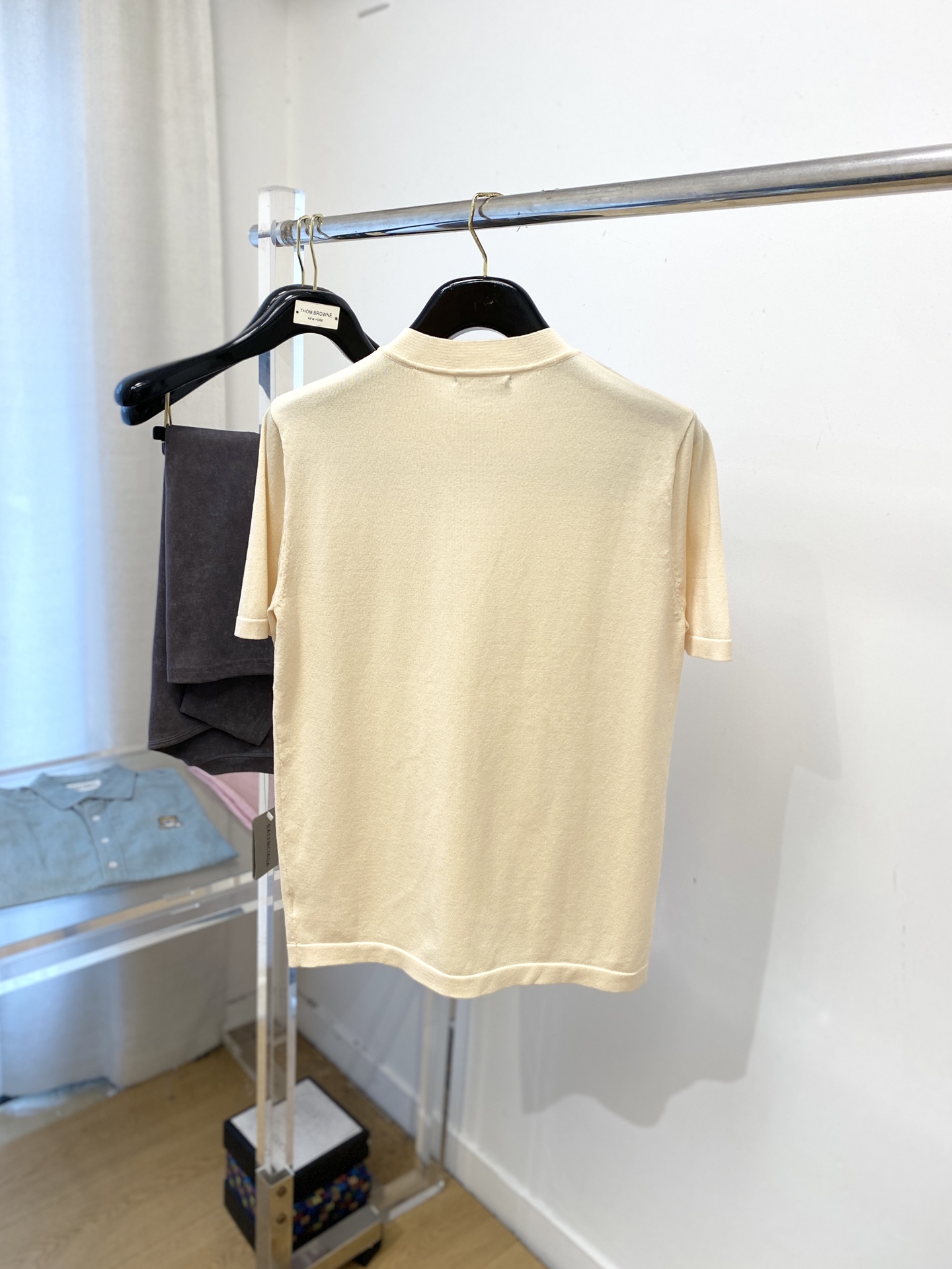 POLO、2025最新款针织短袖T恤，帅气时尚，胸前精致刺绣图案logo，简约百搭款。面料棉 不仅挺括，