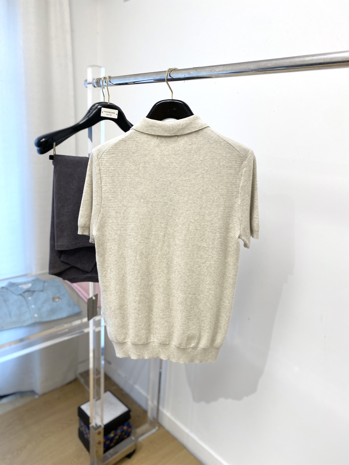 POLO、2025最新款针织短袖T恤，帅气时尚，胸前精致刺绣图案logo，简约百搭款。面料棉 不仅挺括，