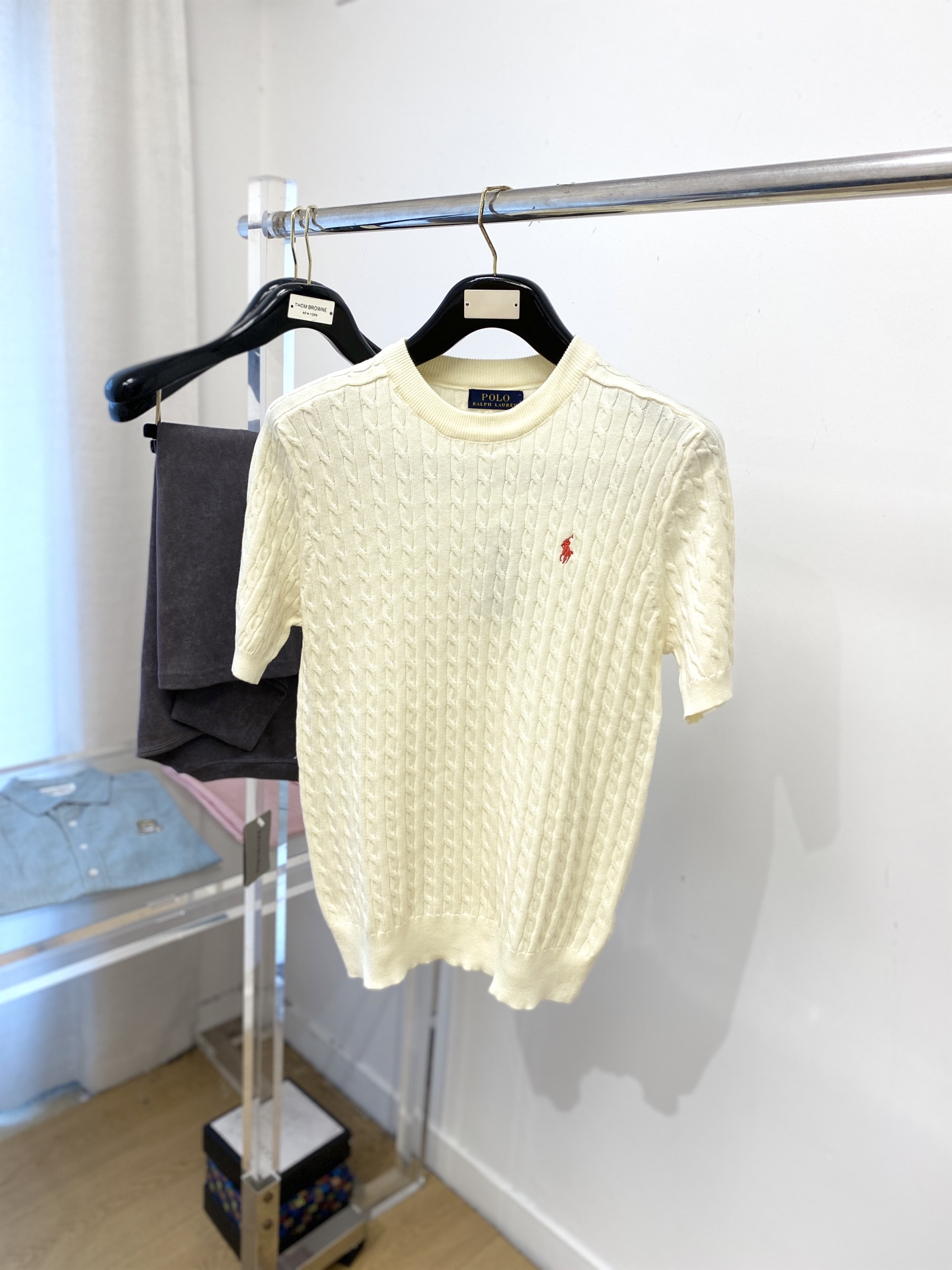 POLO、2025最新款针织短袖T恤，帅气时尚，胸前精致刺绣图案logo，简约百搭款。面料棉 不仅挺括，