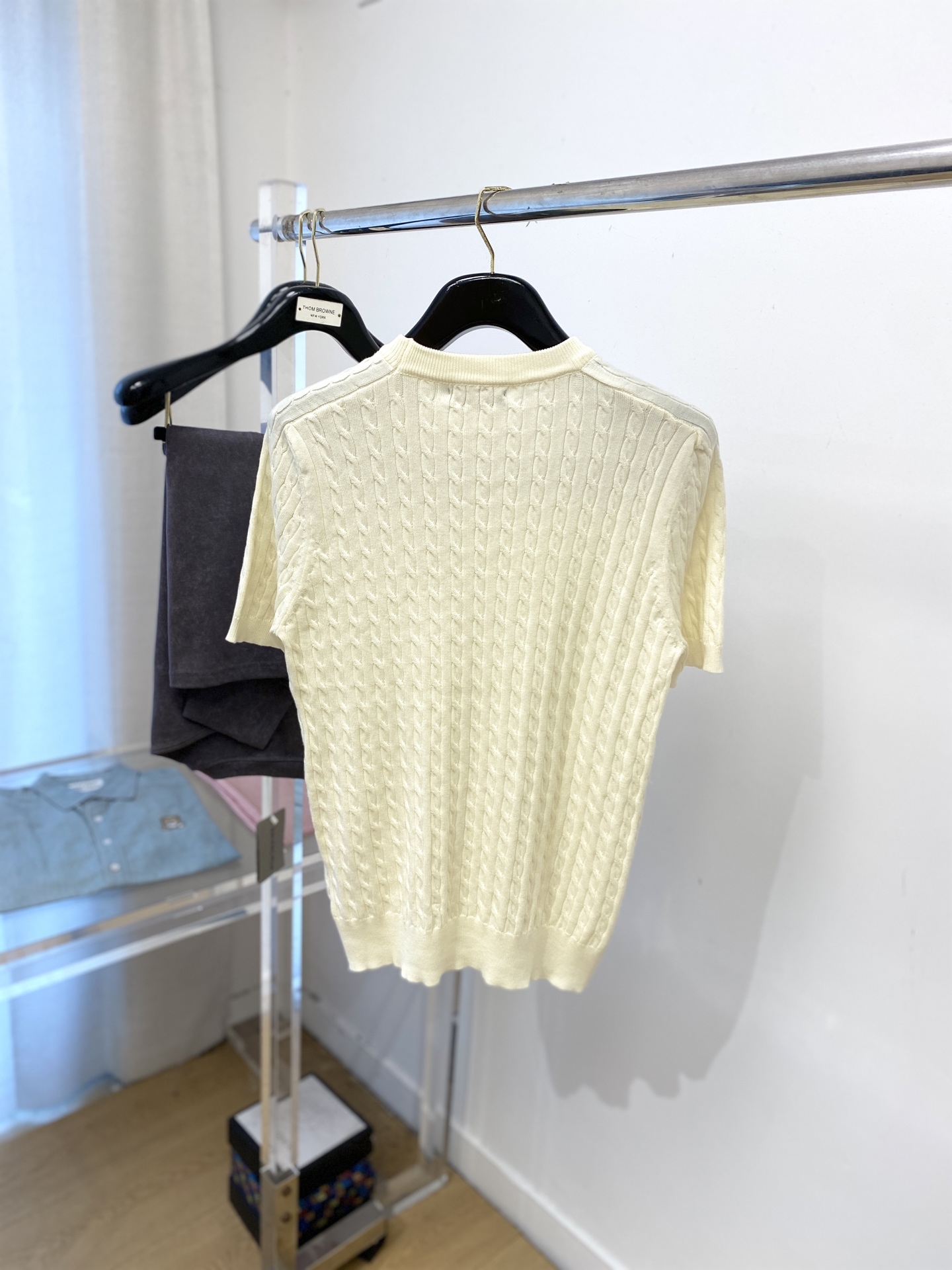 POLO、2025最新款针织短袖T恤，帅气时尚，胸前精致刺绣图案logo，简约百搭款。面料棉 不仅挺括，