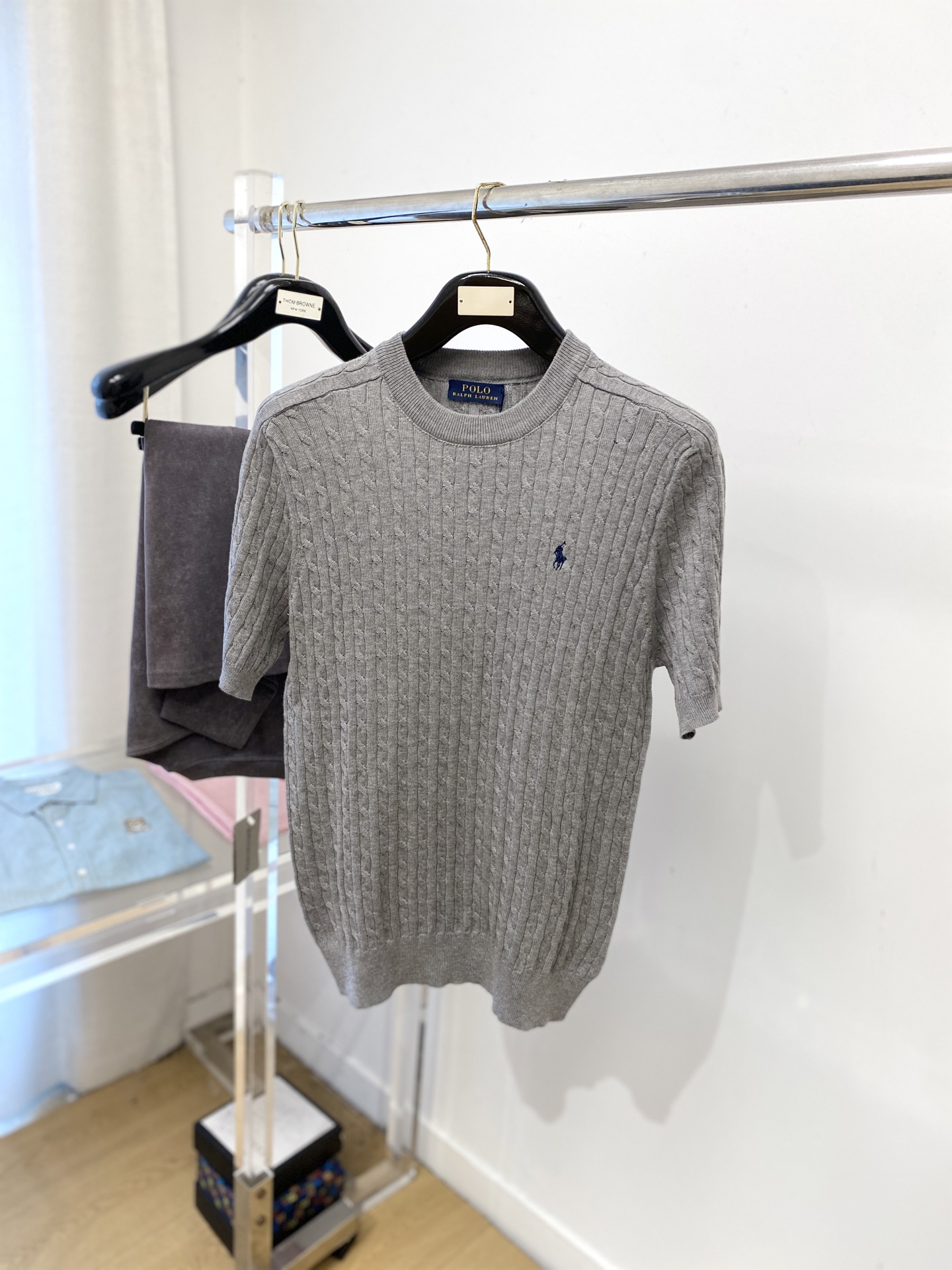 POLO、2025最新款针织短袖T恤，帅气时尚，胸前精致刺绣图案logo，简约百搭款。面料棉 不仅挺括，