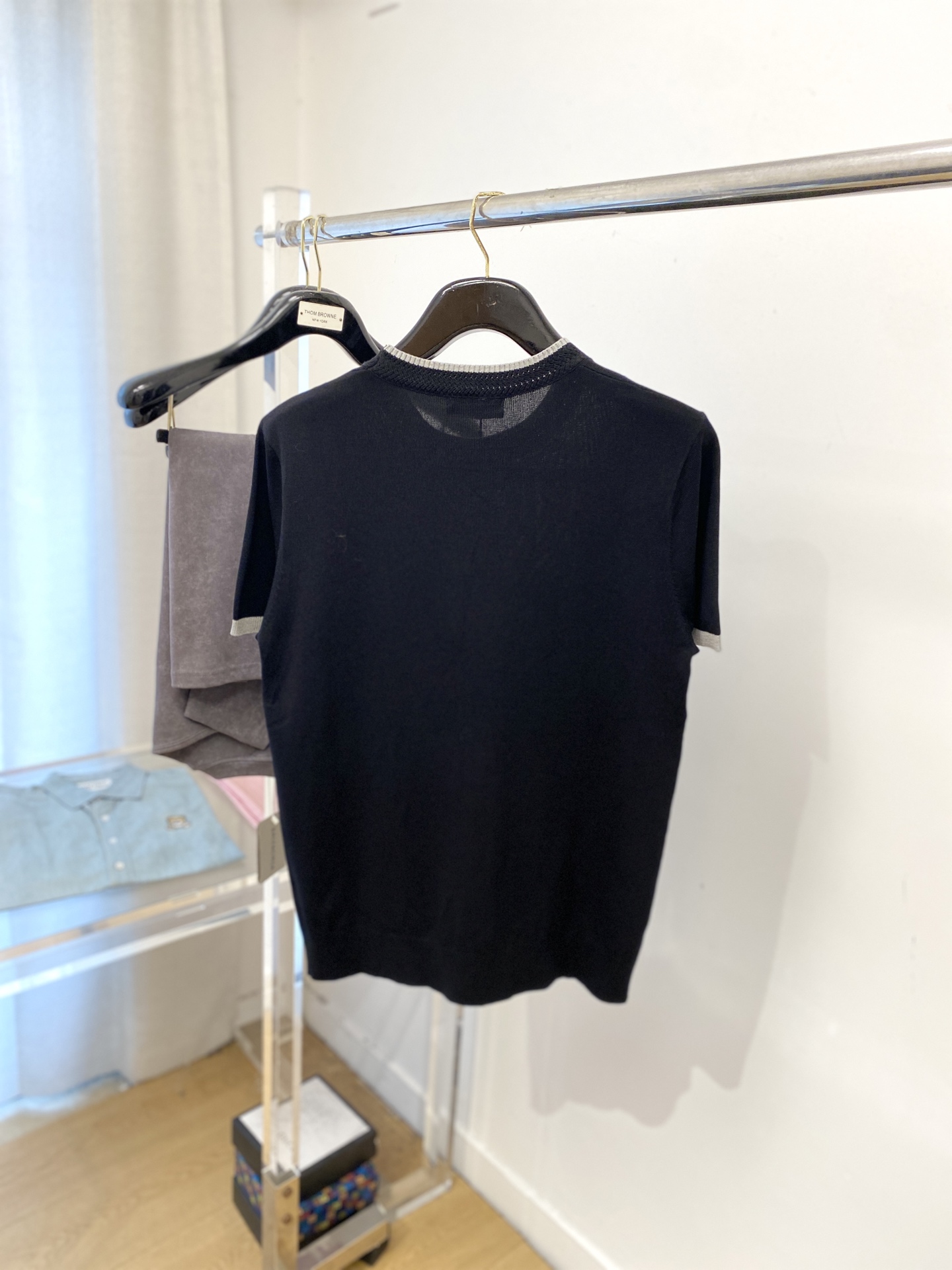 POLO、2025最新款针织短袖T恤，帅气时尚，胸前精致刺绣图案logo，简约百搭款。面料棉 不仅挺括，