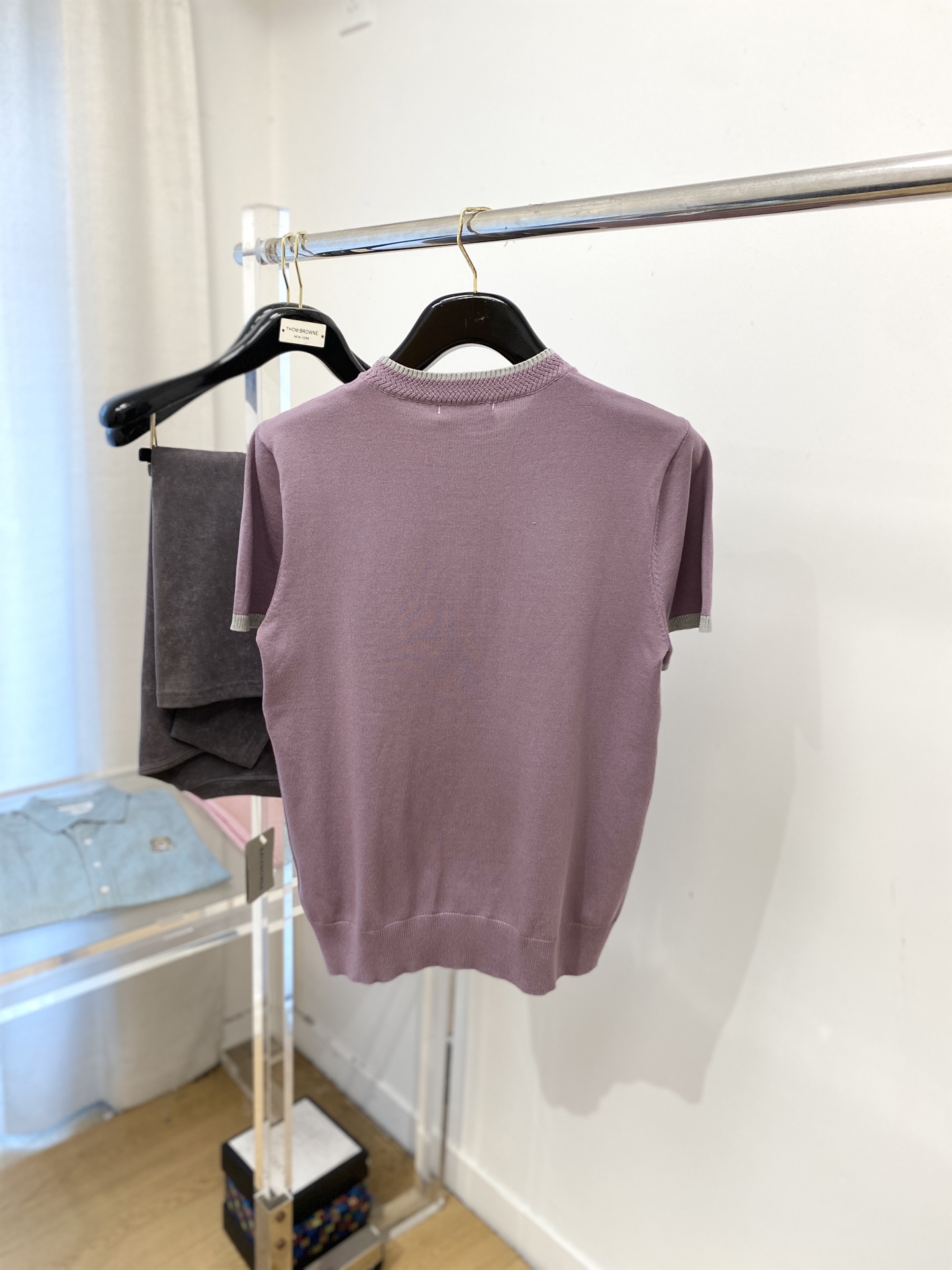 POLO、2025最新款针织短袖T恤，帅气时尚，胸前精致刺绣图案logo，简约百搭款。面料棉 不仅挺括，