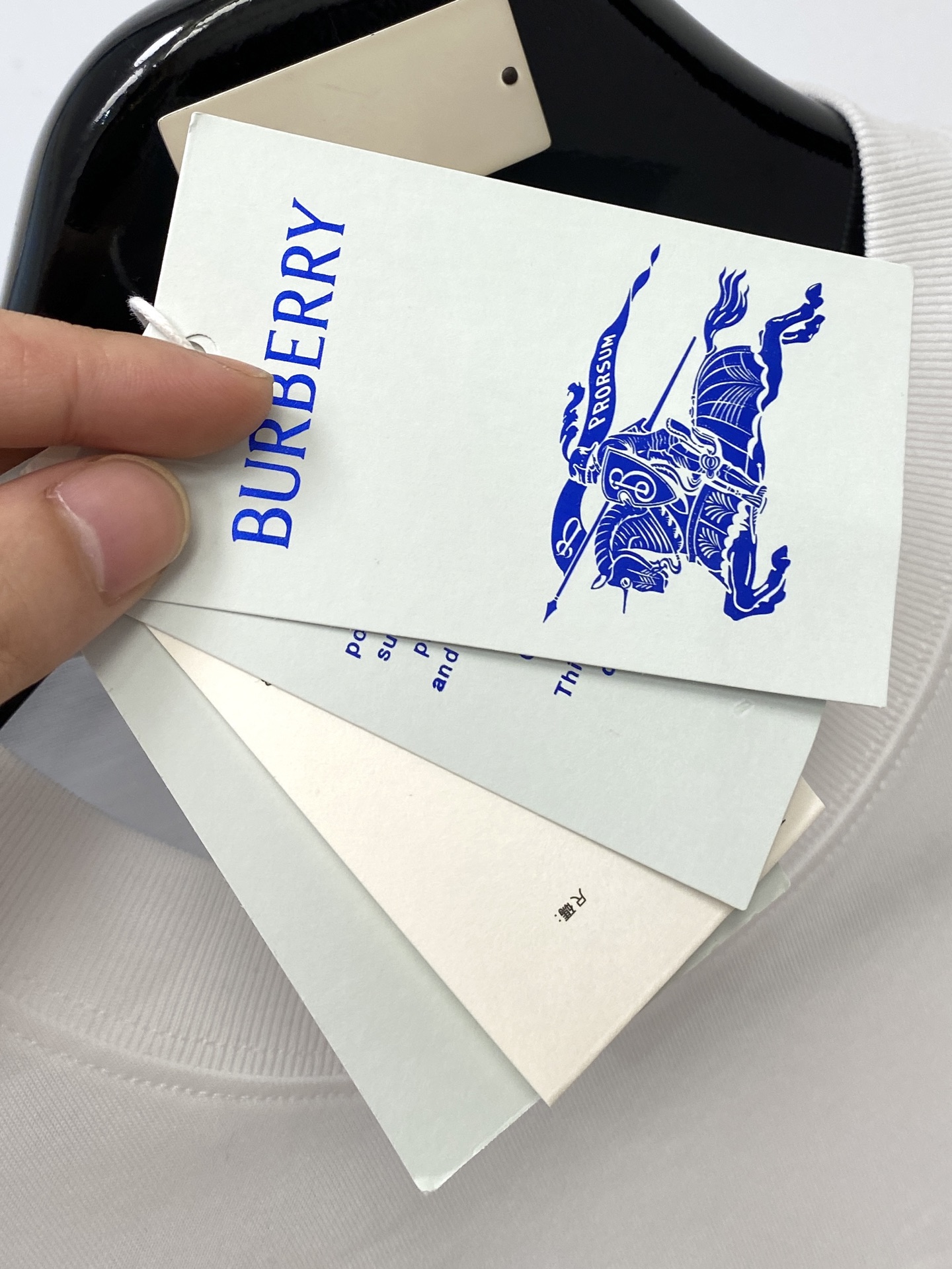 巴宝莉、2025新品长袖，帅气时尚，胸前精致刺绣图案logo，简约百搭款。面料棉 不仅挺括，保持潮流的廓