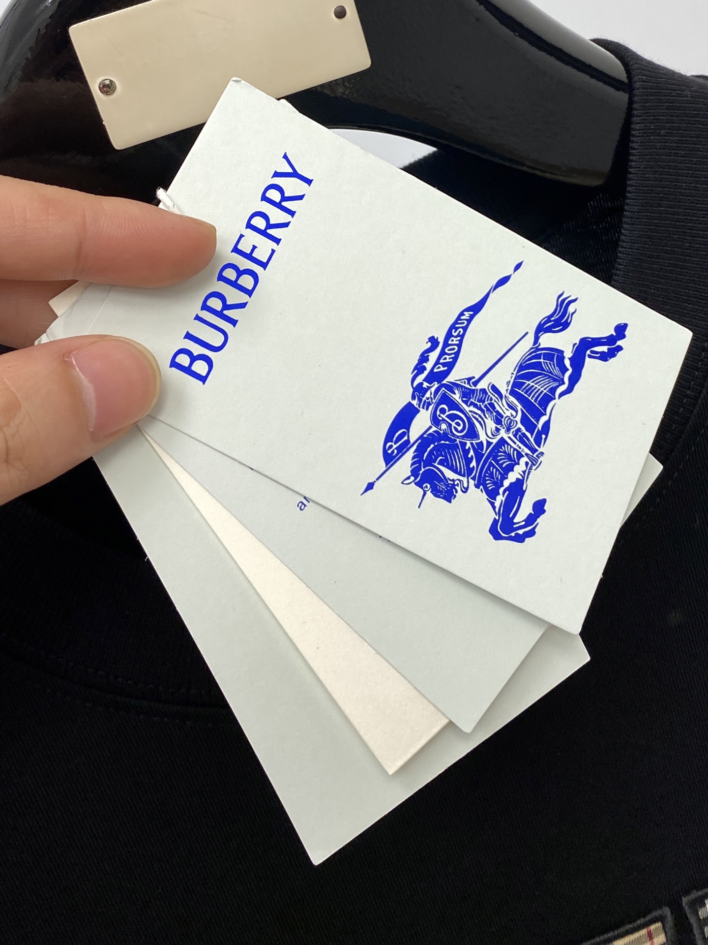 巴宝莉、2025新品长袖，帅气时尚，胸前精致刺绣字母logo，简约百搭款。面料棉 不仅挺括，保持潮流的廓