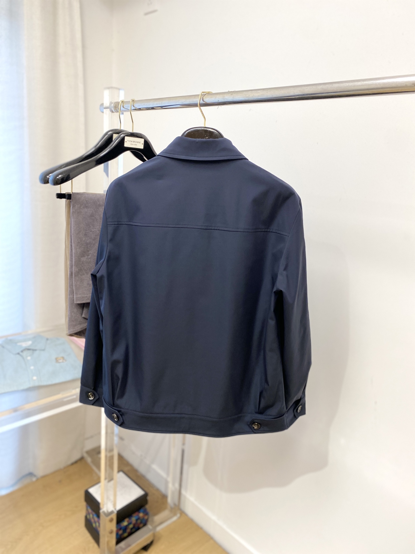 巴宝莉、2025新品夹克外套，时尚帅气，简约百搭款，胸前精致刺绣图案logo，定制原版面料，不仅挺括，保