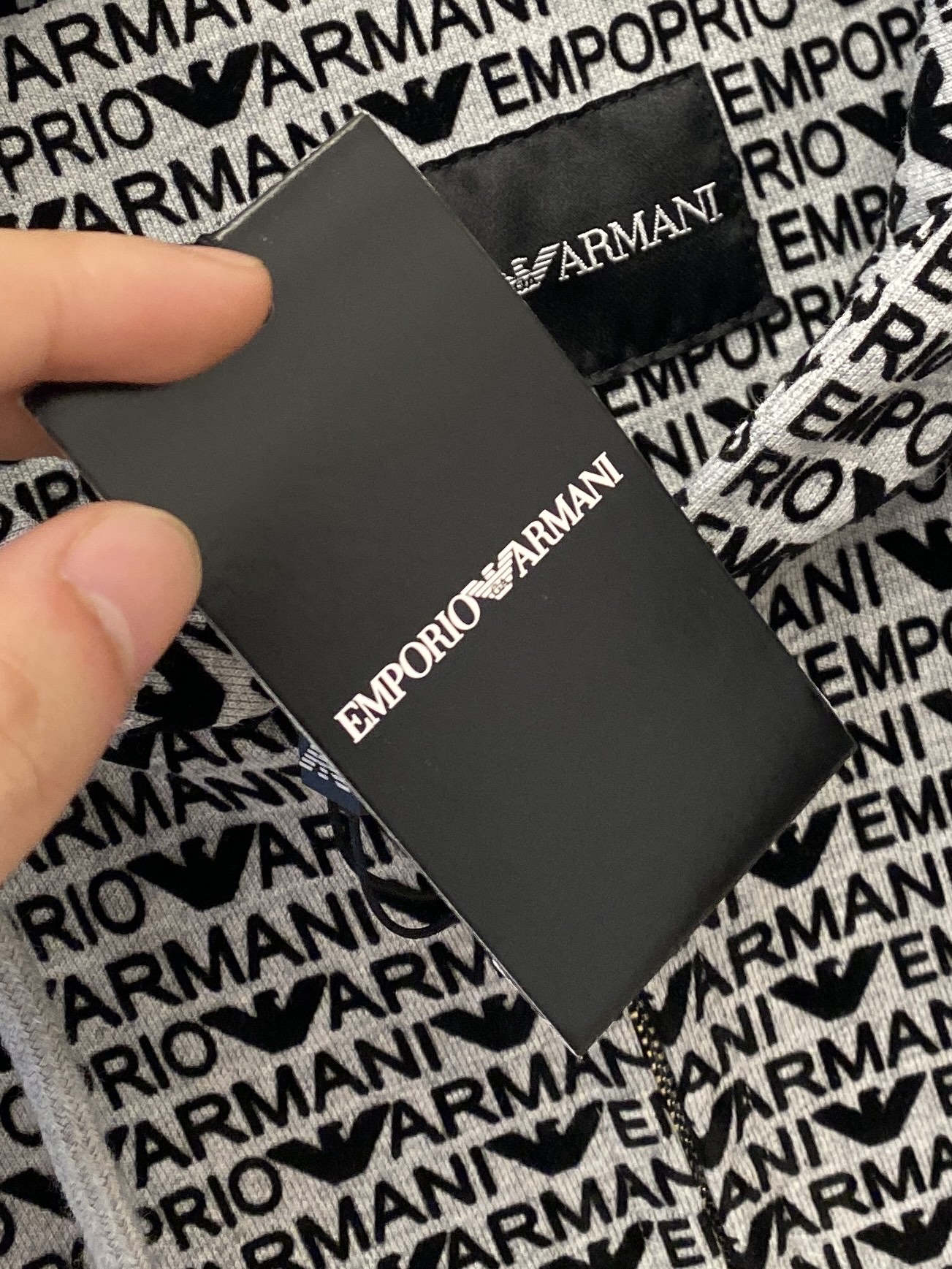 阿玛尼、2025新品夹克外套，时尚帅气，简约百搭款，顶级数码定位印花图案字母logo，定制原版面料，不仅