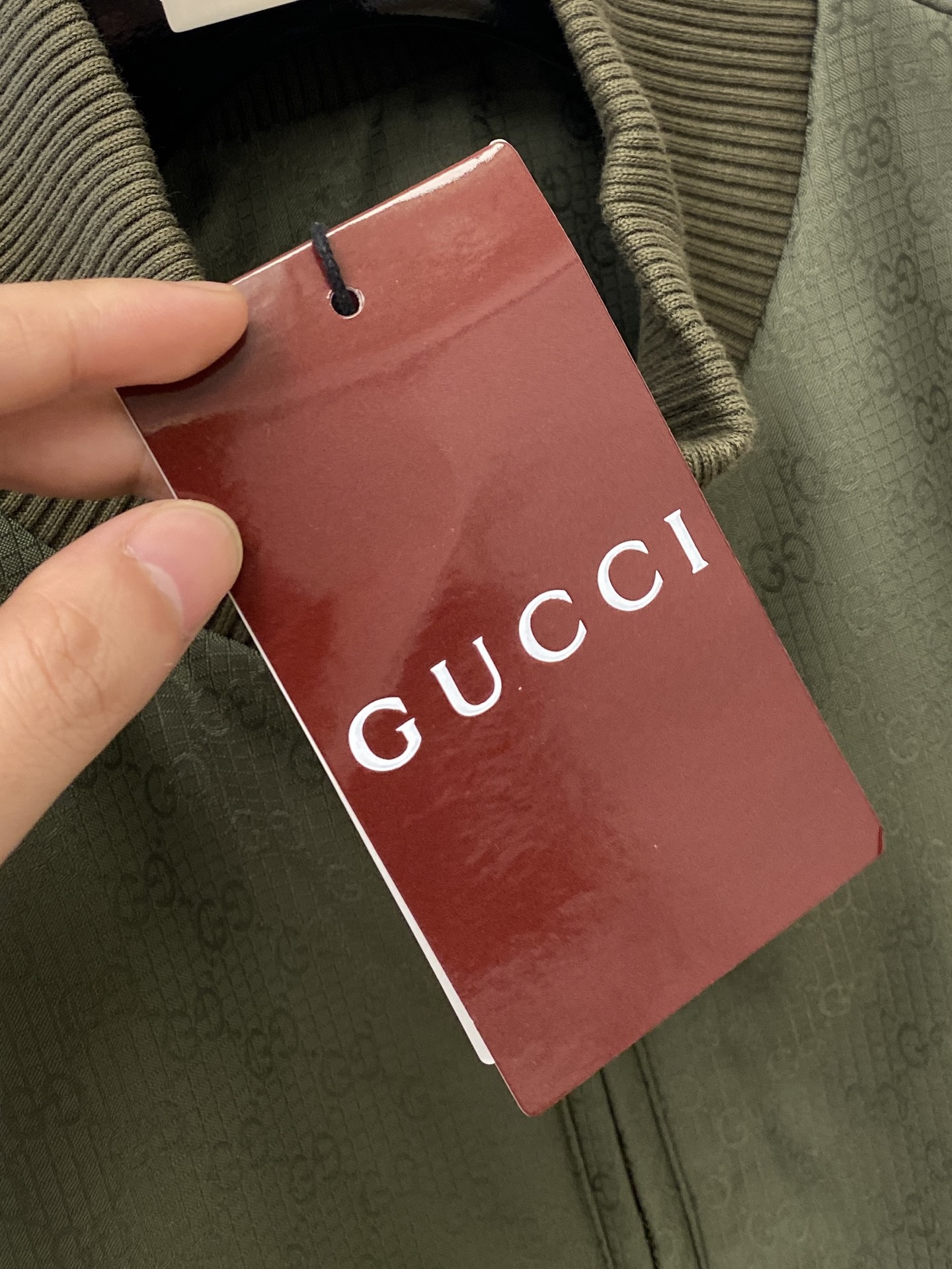 支持年后退换！ 古奇、2025新品夹克外套，时尚帅气，简约百搭款，原版五金辅料logo，定制原版面料，不