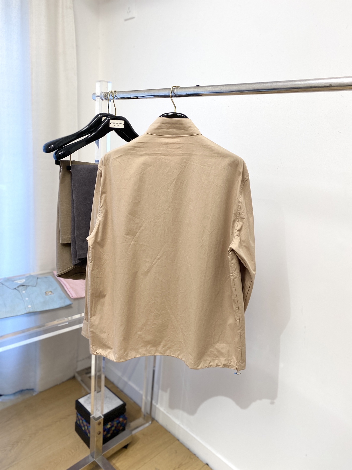 迪奥、 2025新品夹克外套，时尚帅气，简约百搭款，胸前精致刺绣字母logo，定制原版面料，不仅挺括，保